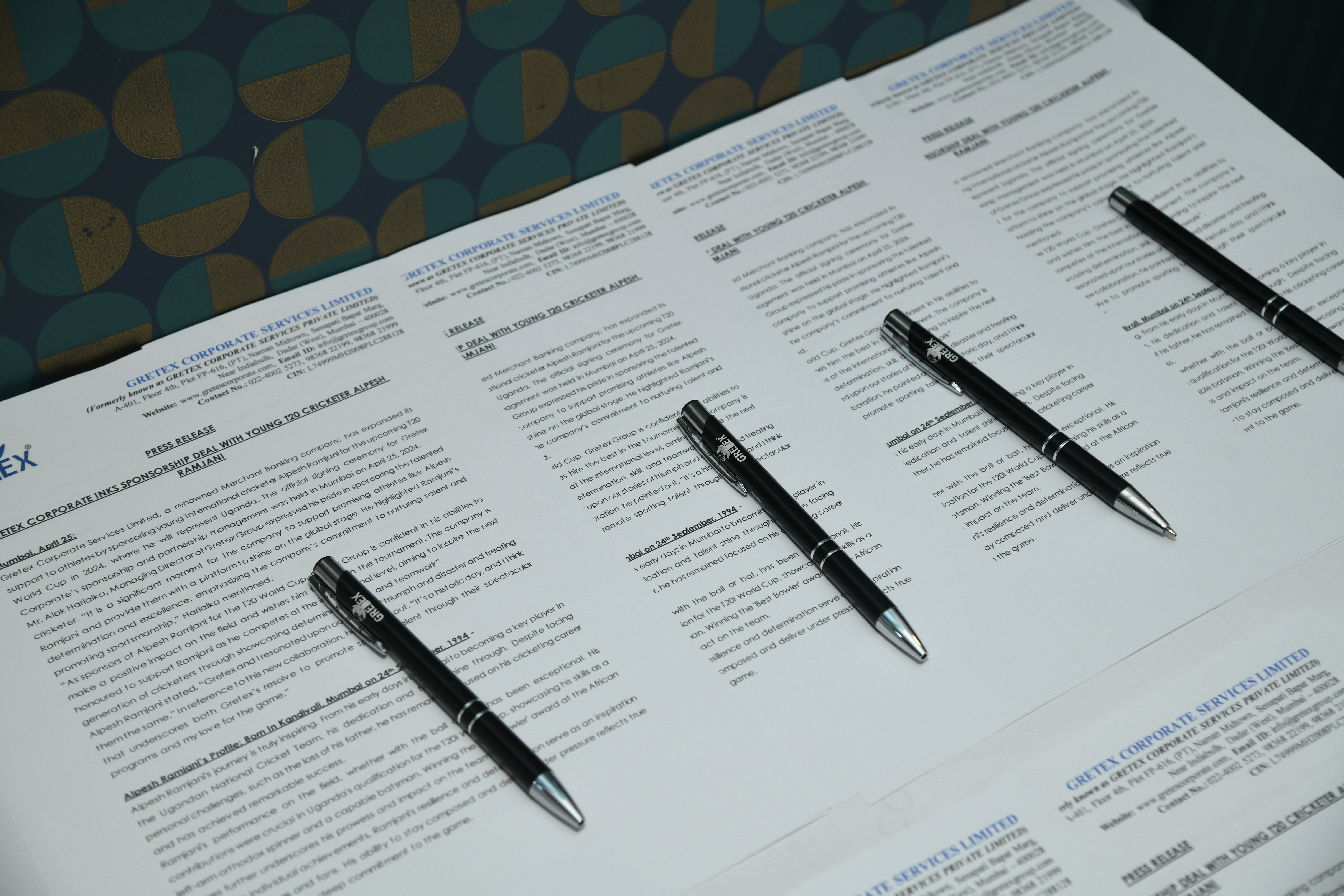 Alpesh Ramjani Signing