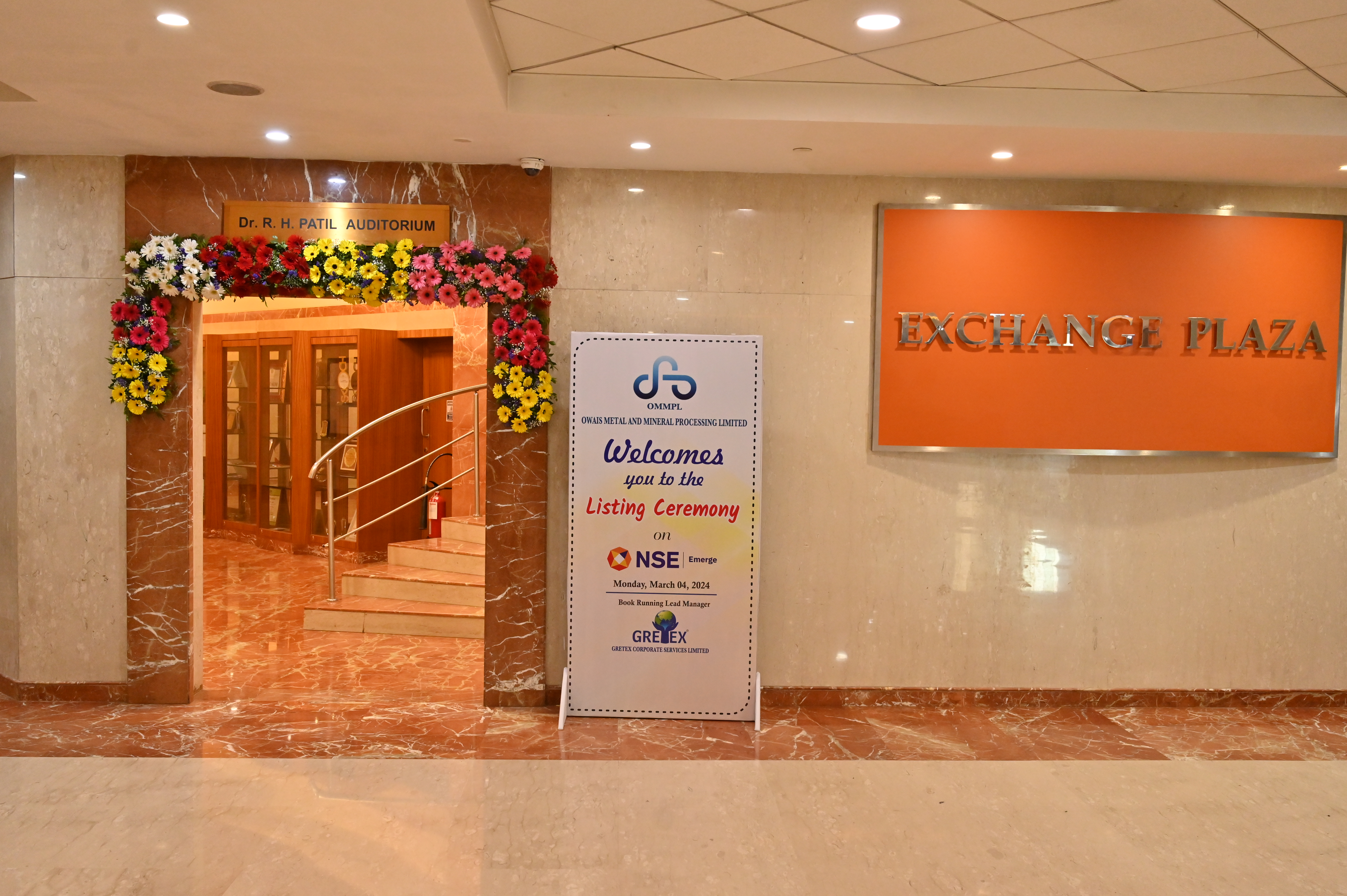 Owais Metal And Minerals Processing Listing Ceremony Photos