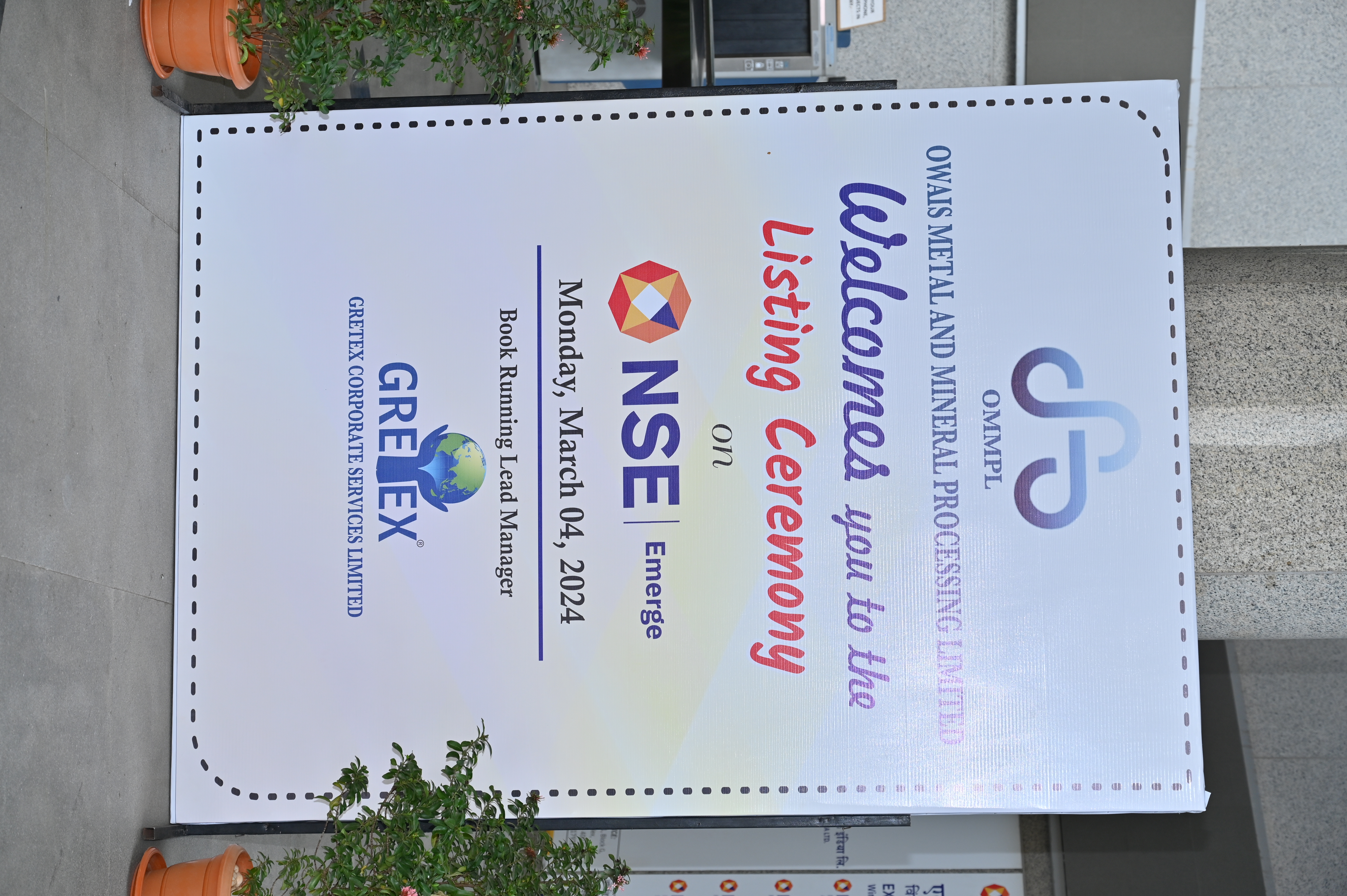 Owais Metal And Minerals Processing Listing Ceremony Photos