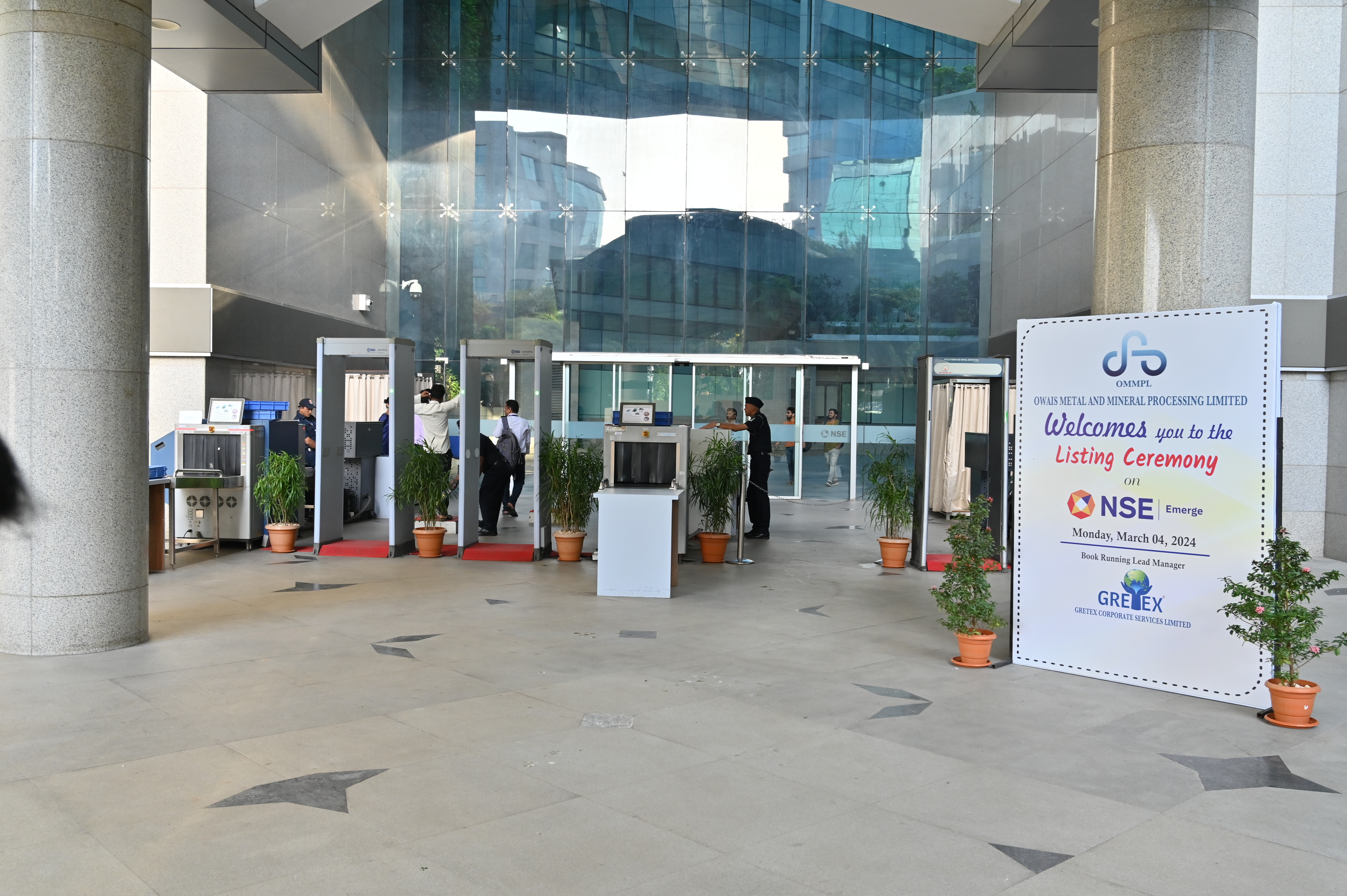 Owais Metal And Minerals Processing Listing Ceremony Photos