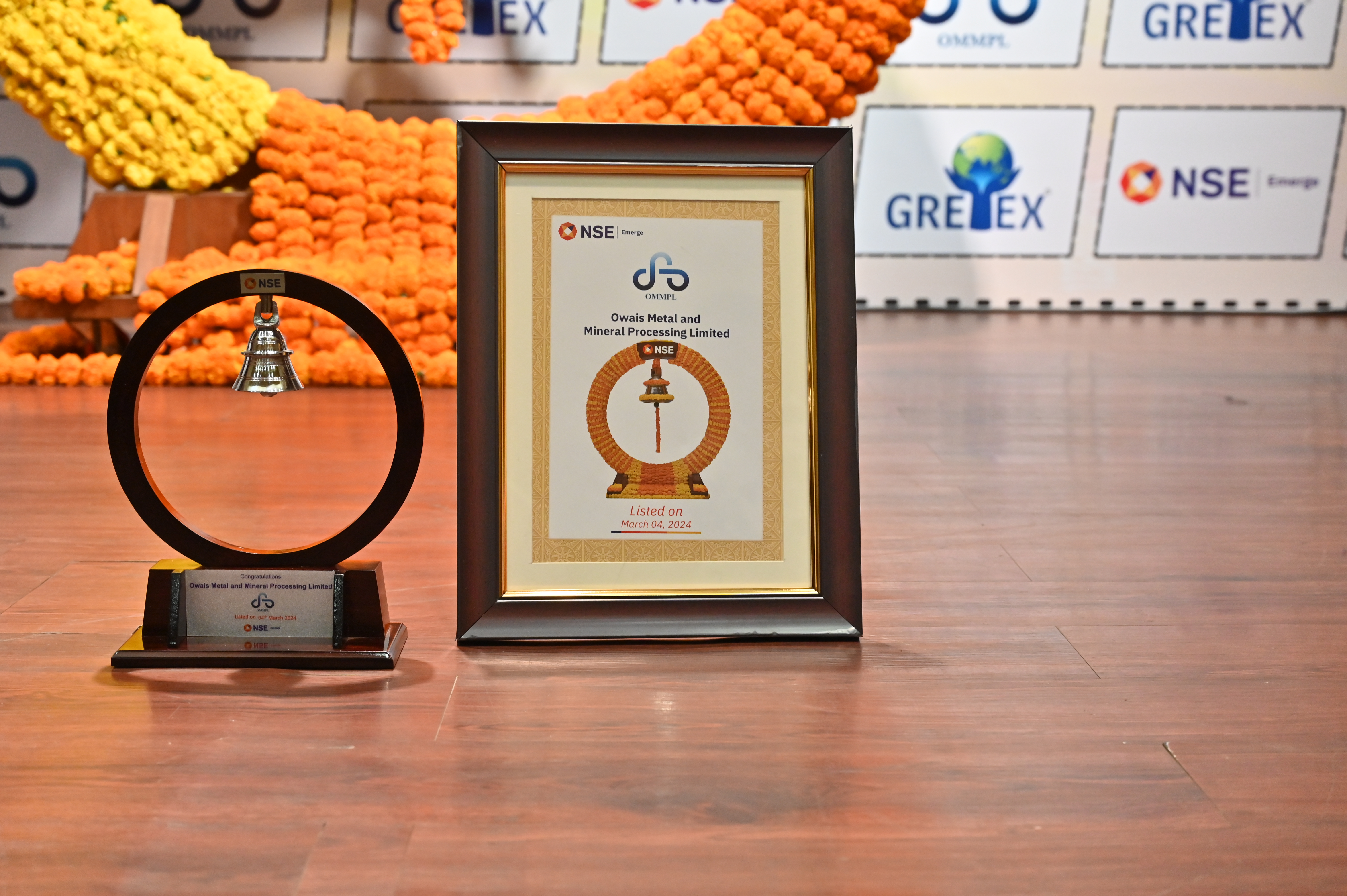 Owais Metal And Minerals Processing Listing Ceremony Photos