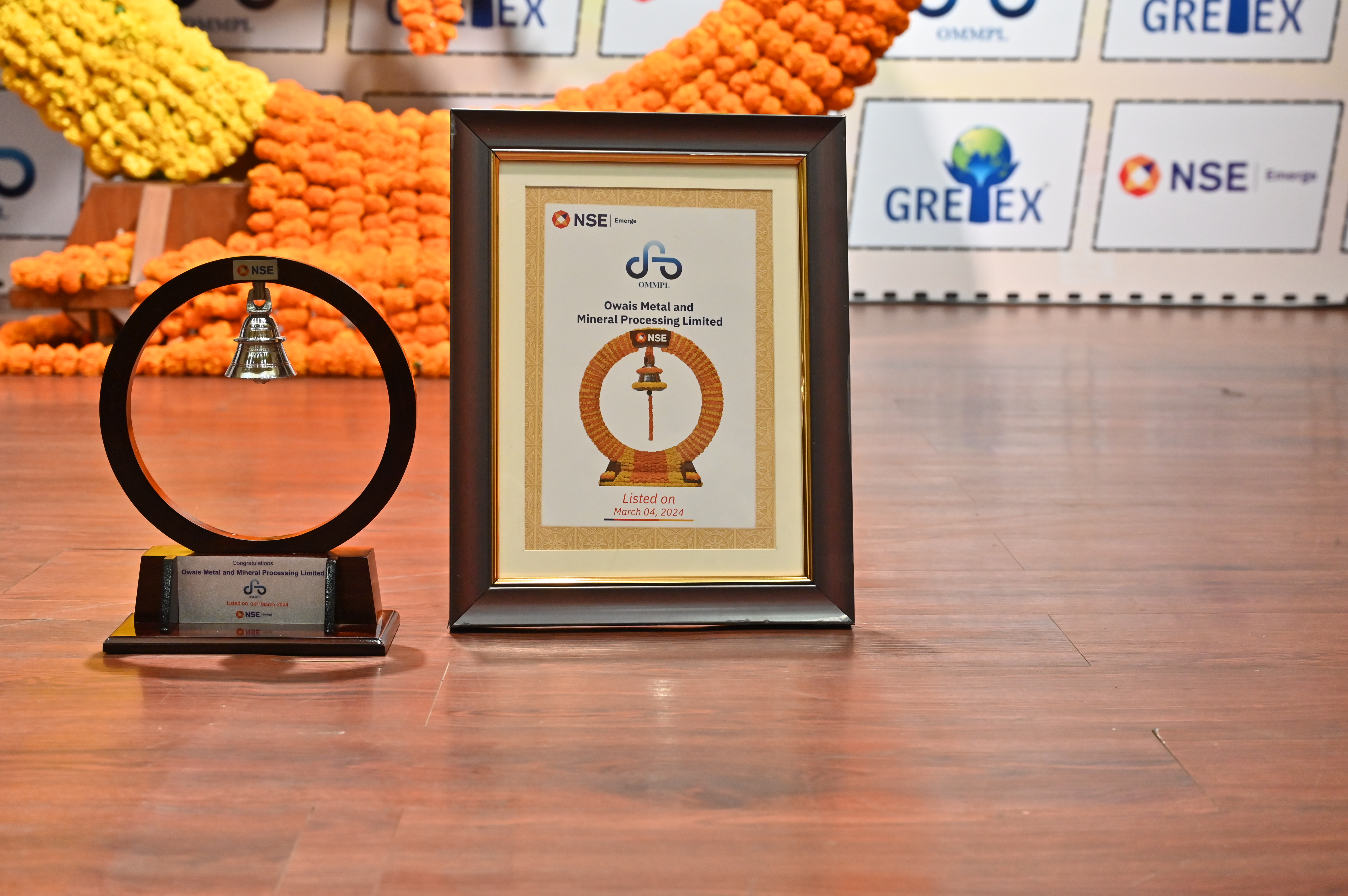 Owais Metal And Minerals Processing Listing Ceremony Photos