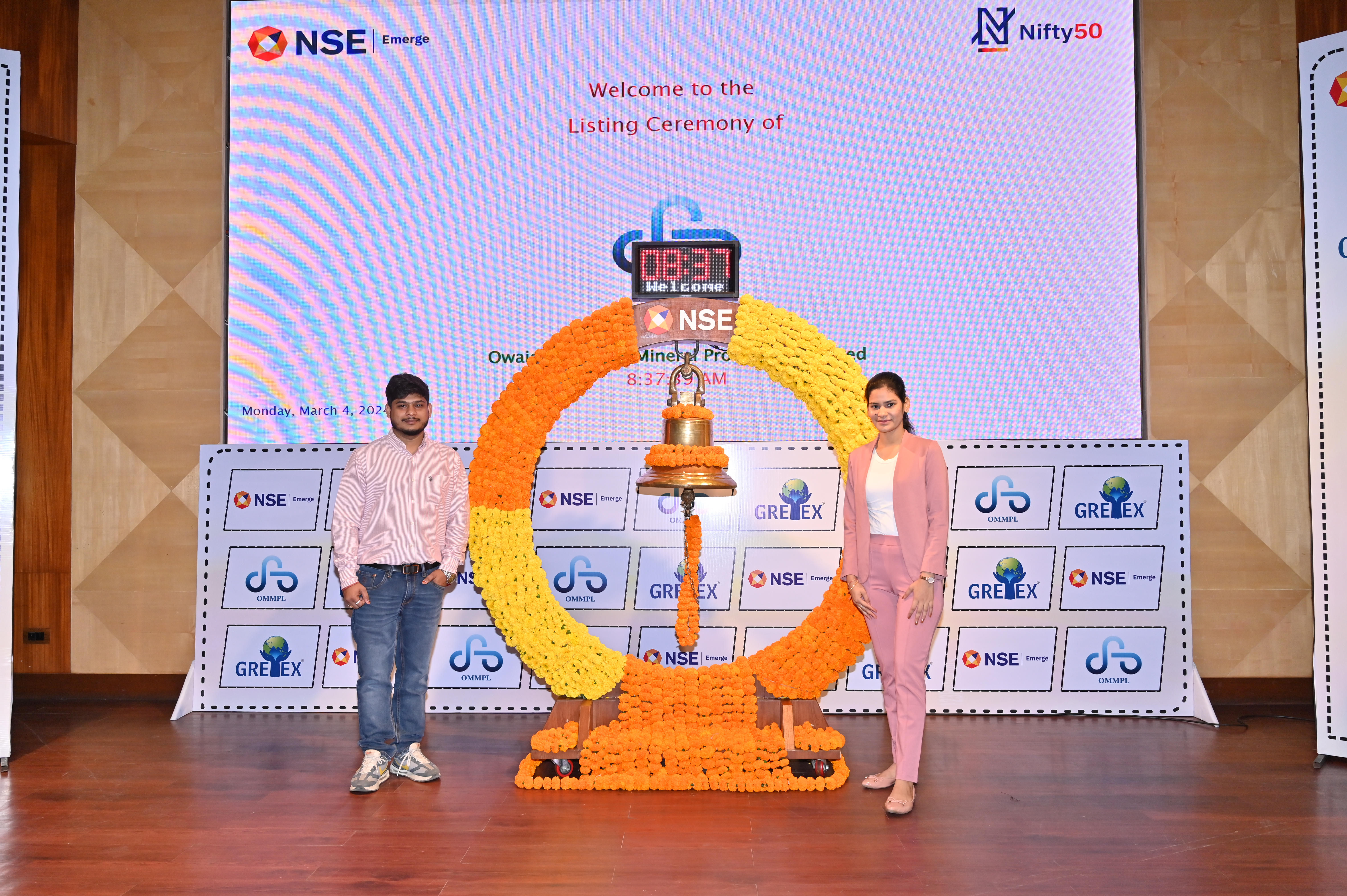 Owais Metal And Minerals Processing Listing Ceremony Photos