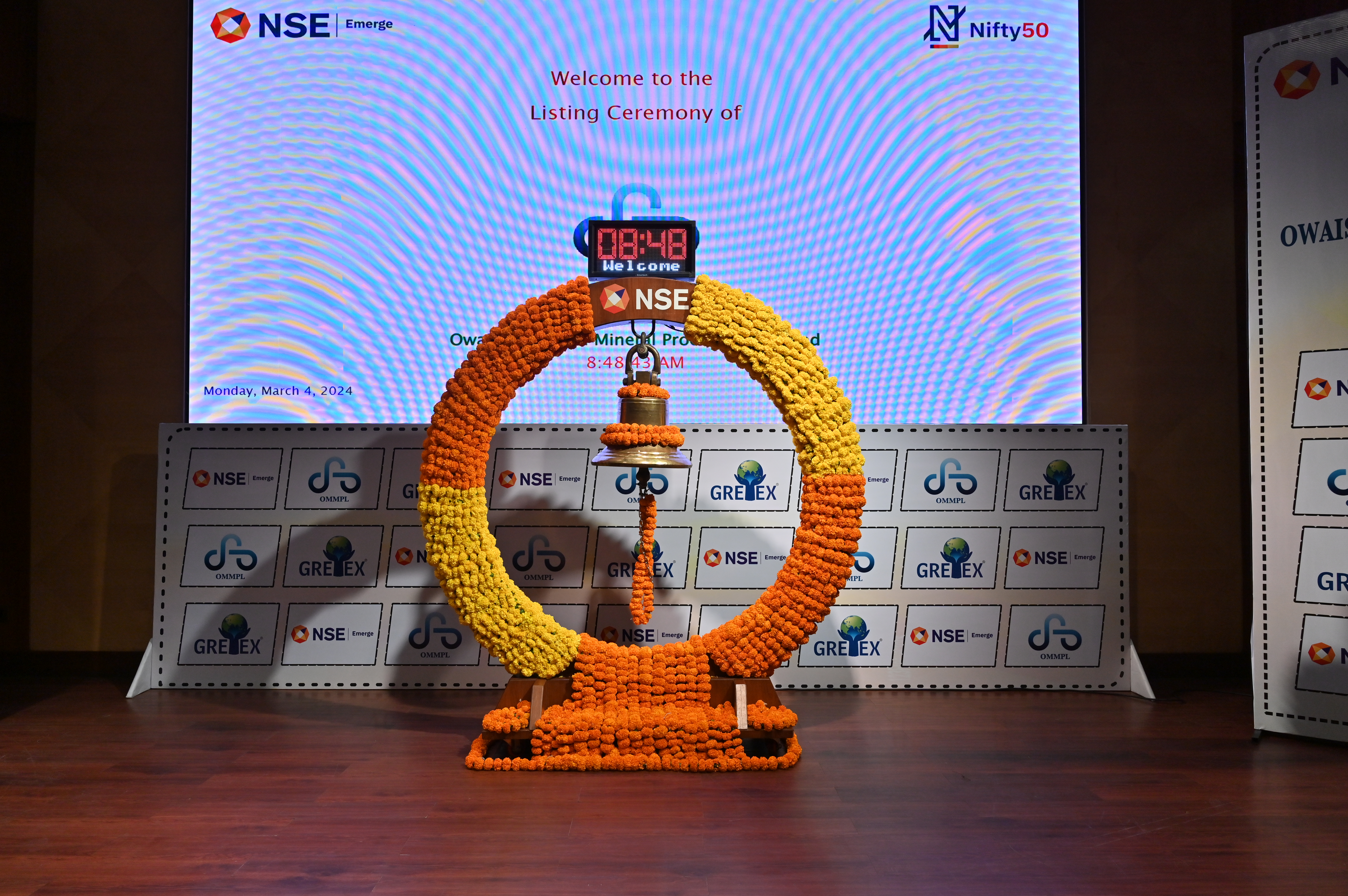 Owais Metal And Minerals Processing Listing Ceremony Photos