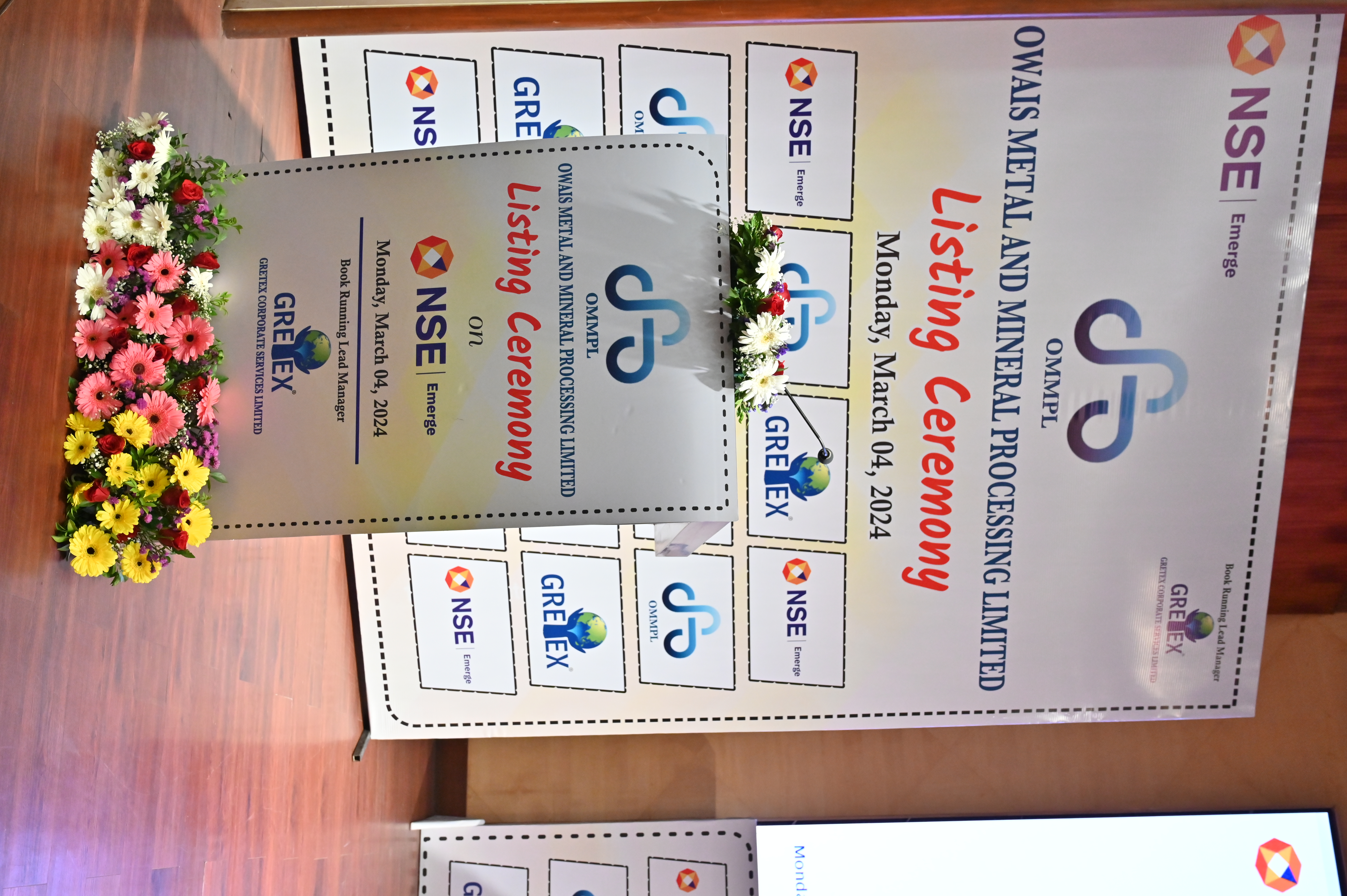 Owais Metal And Minerals Processing Listing Ceremony Photos