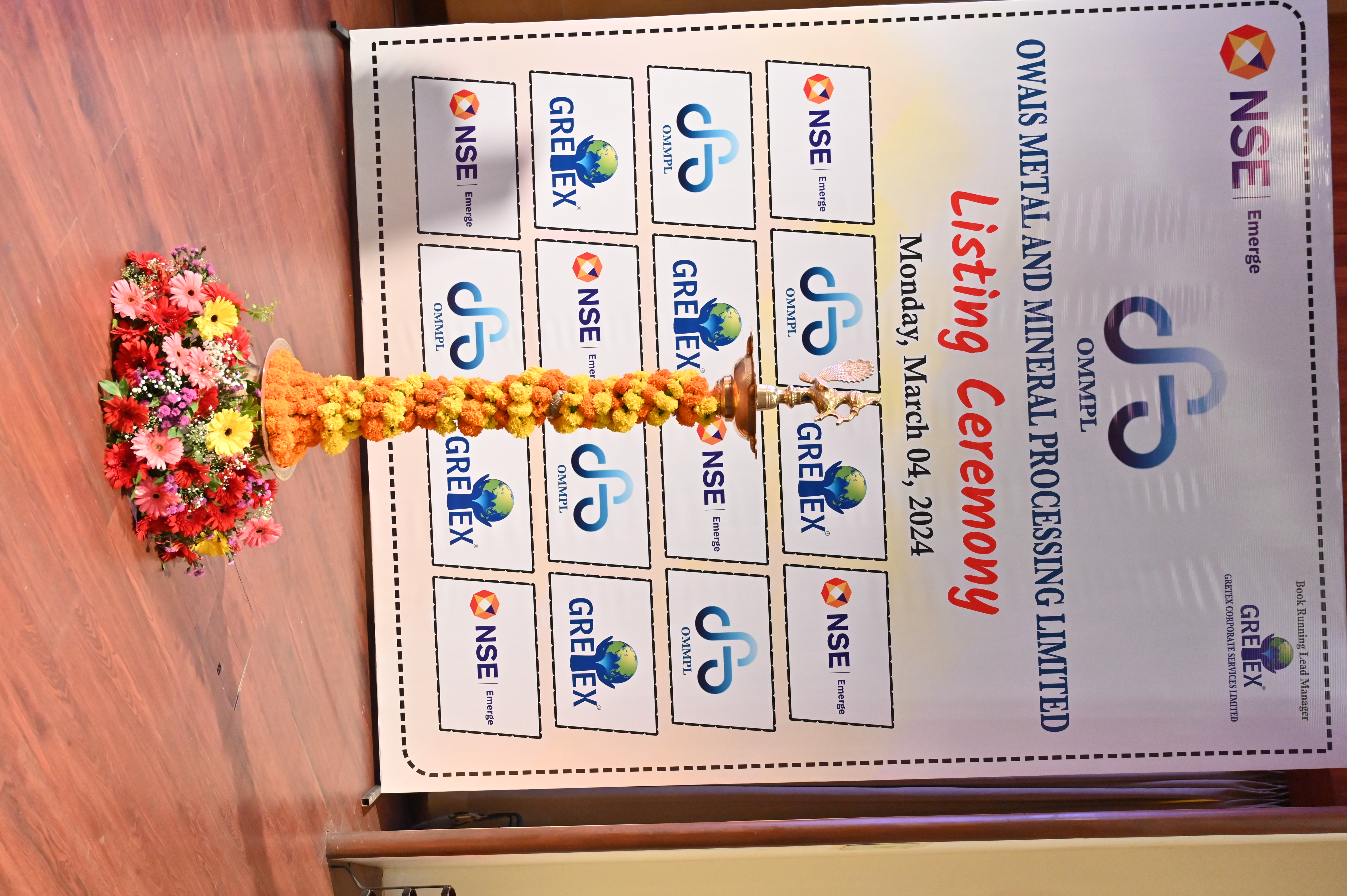 Owais Metal And Minerals Processing Listing Ceremony Photos