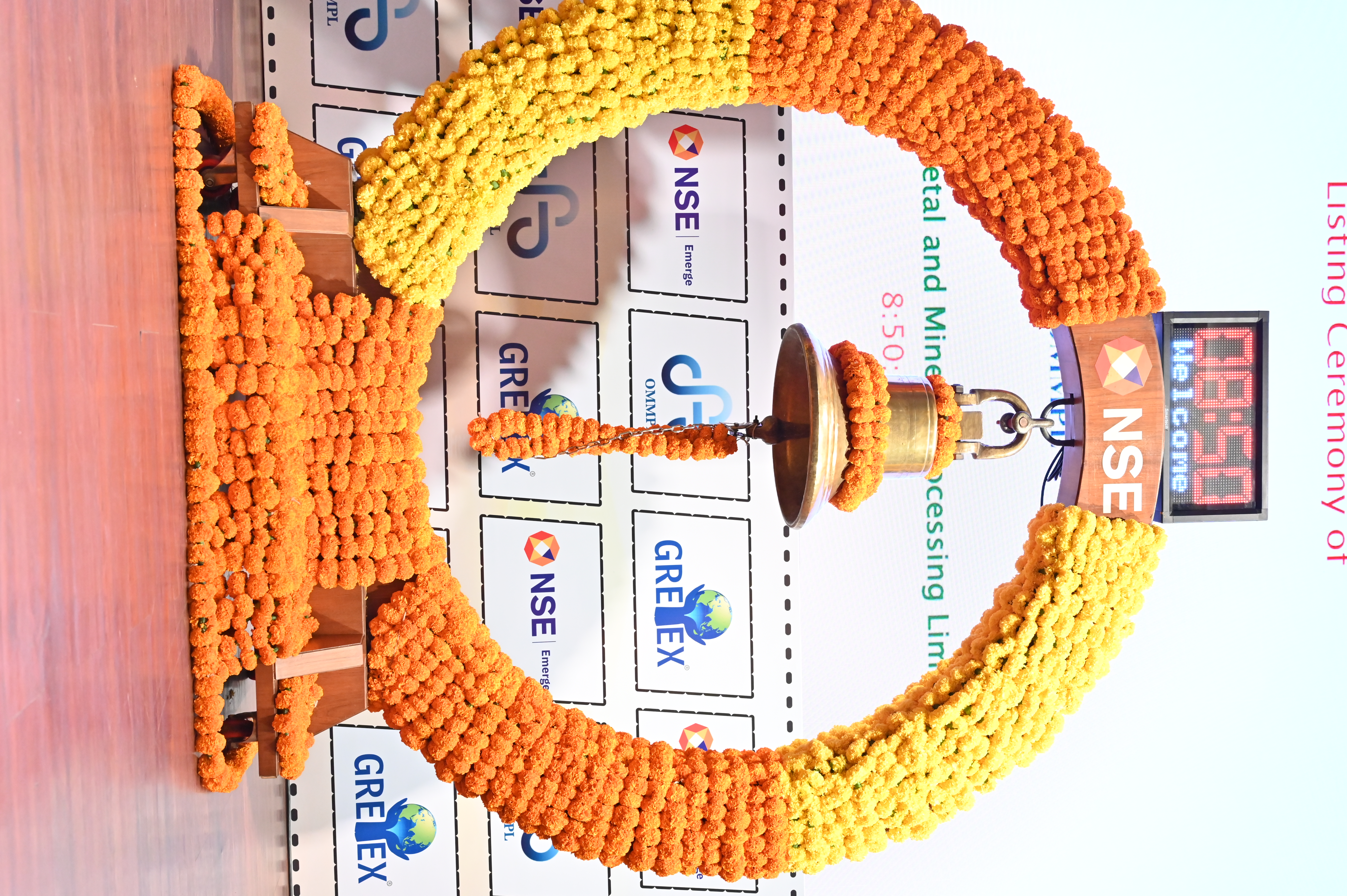 Owais Metal And Minerals Processing Listing Ceremony Photos