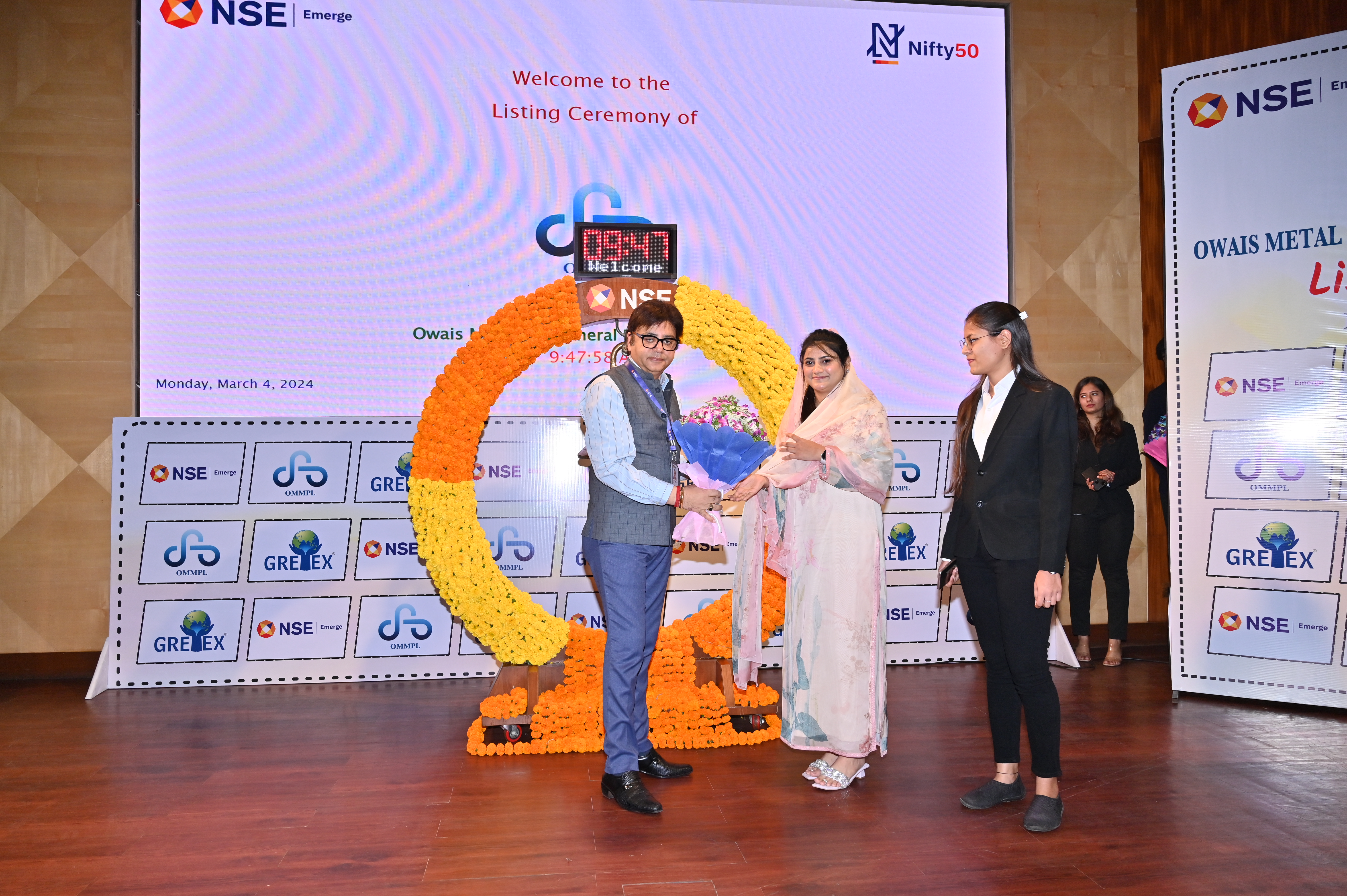 Owais Metal And Minerals Processing Listing Ceremony Photos