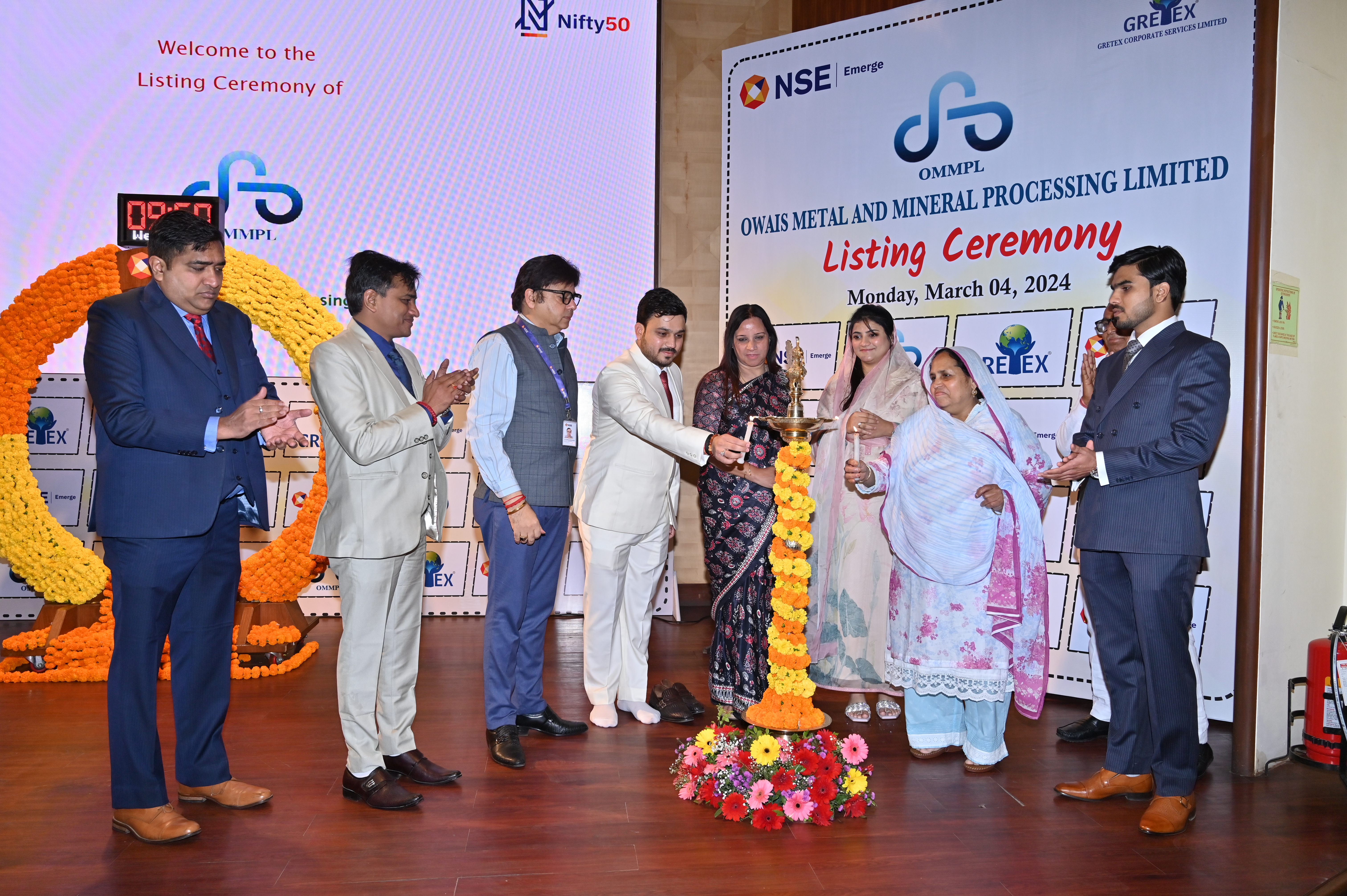 Owais Metal And Minerals Processing Listing Ceremony Photos