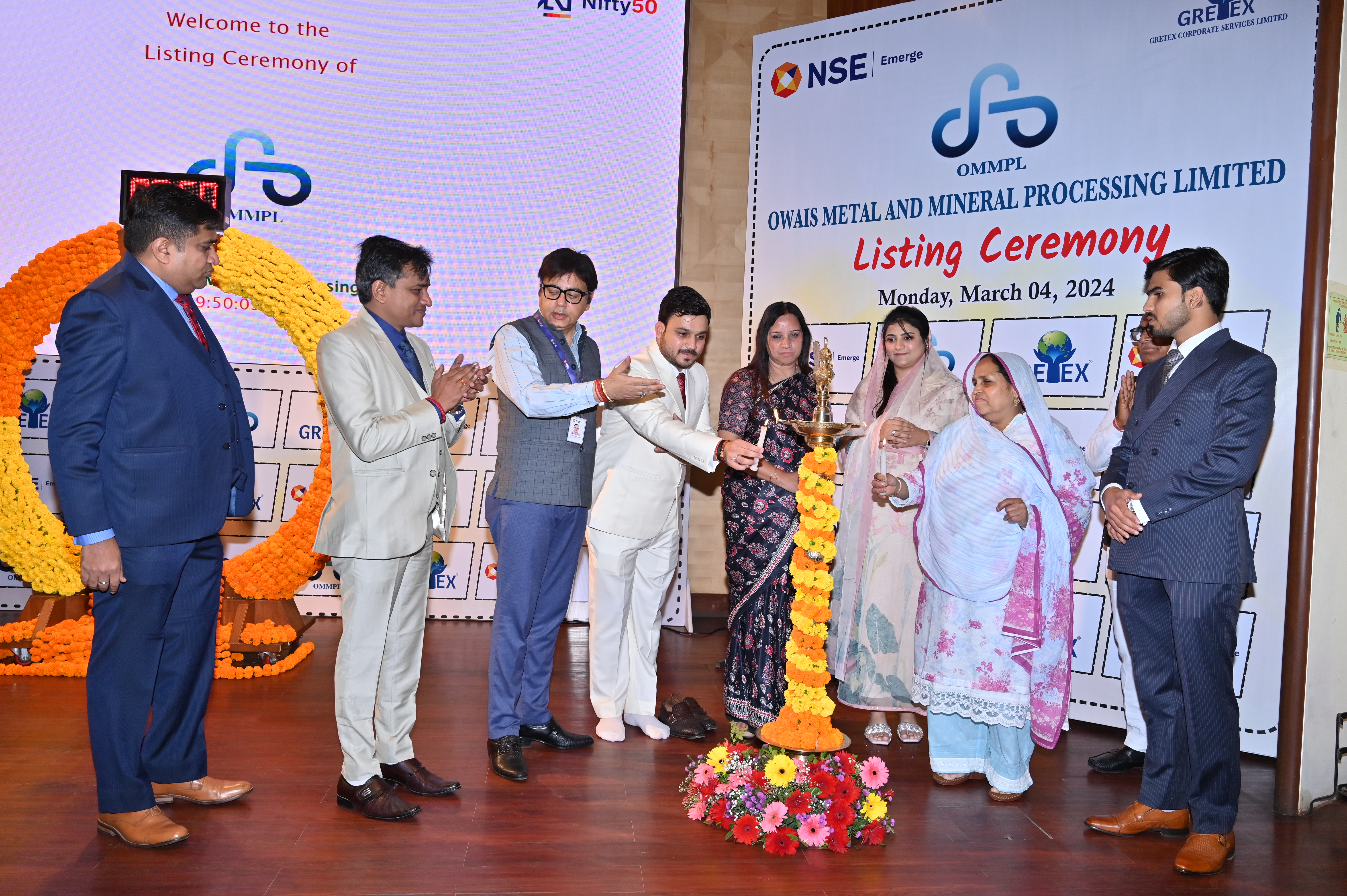 Owais Metal And Minerals Processing Listing Ceremony Photos