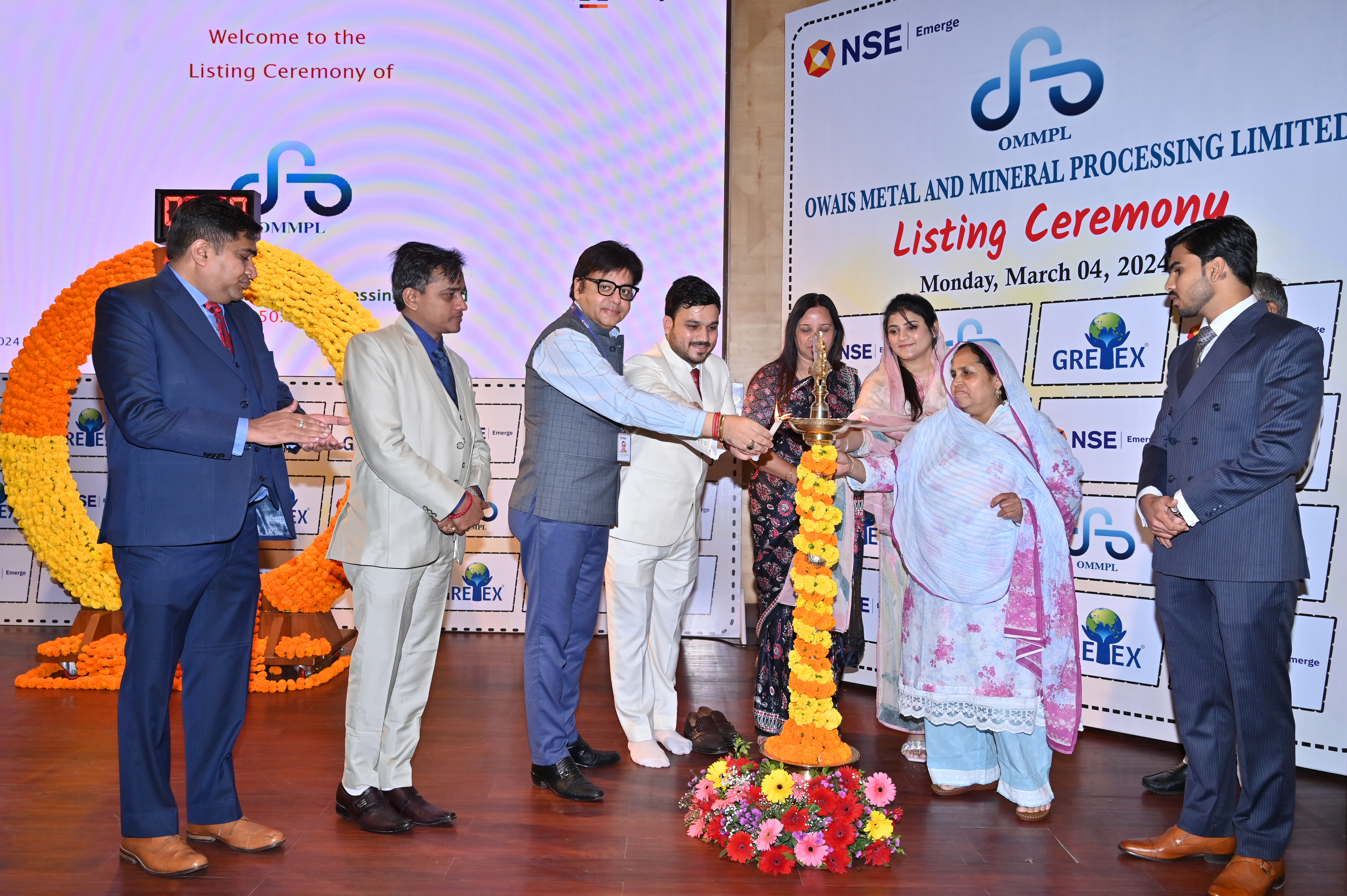Owais Metal And Minerals Processing Listing Ceremony Photos