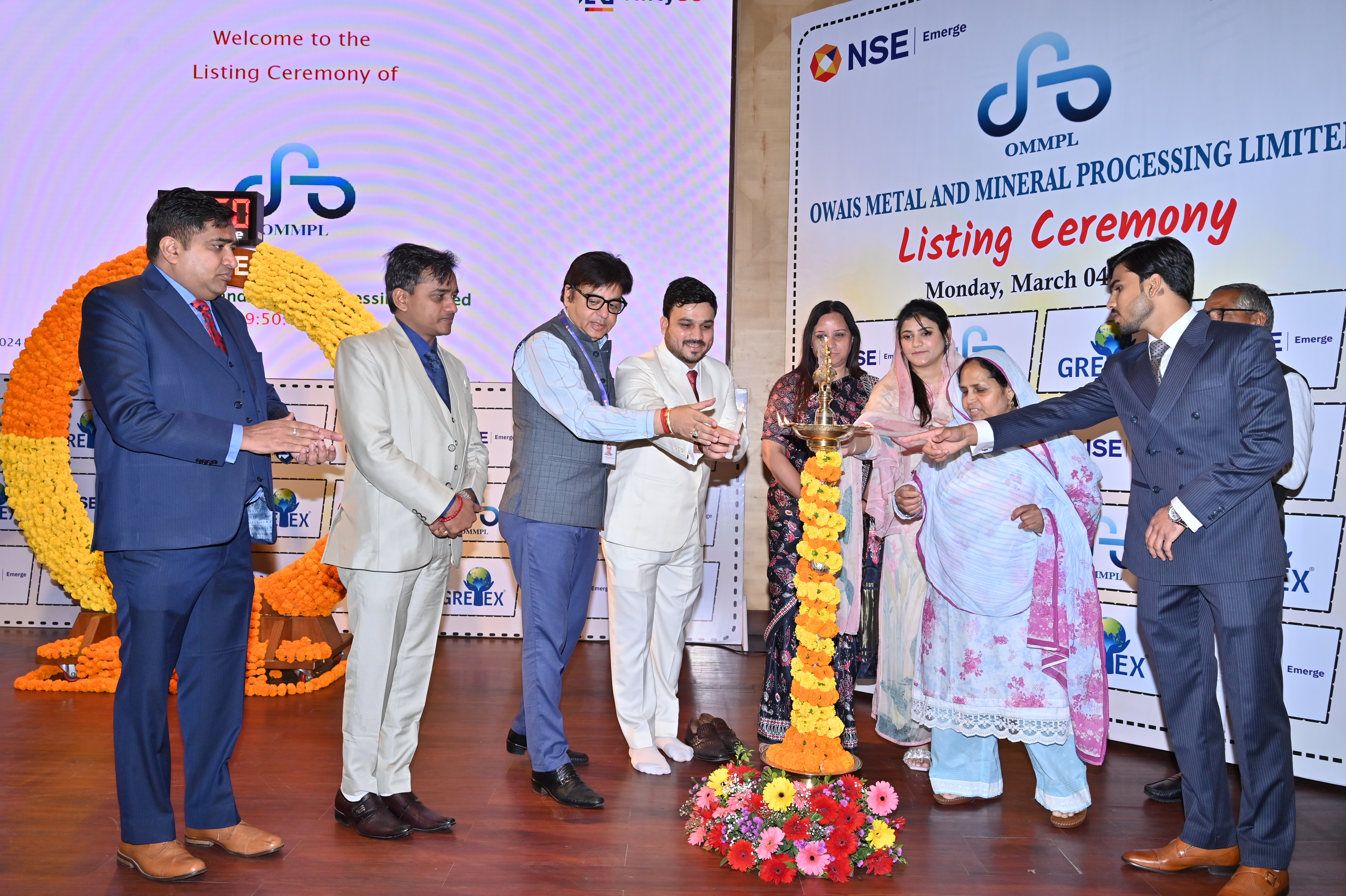 Owais Metal And Minerals Processing Listing Ceremony Photos