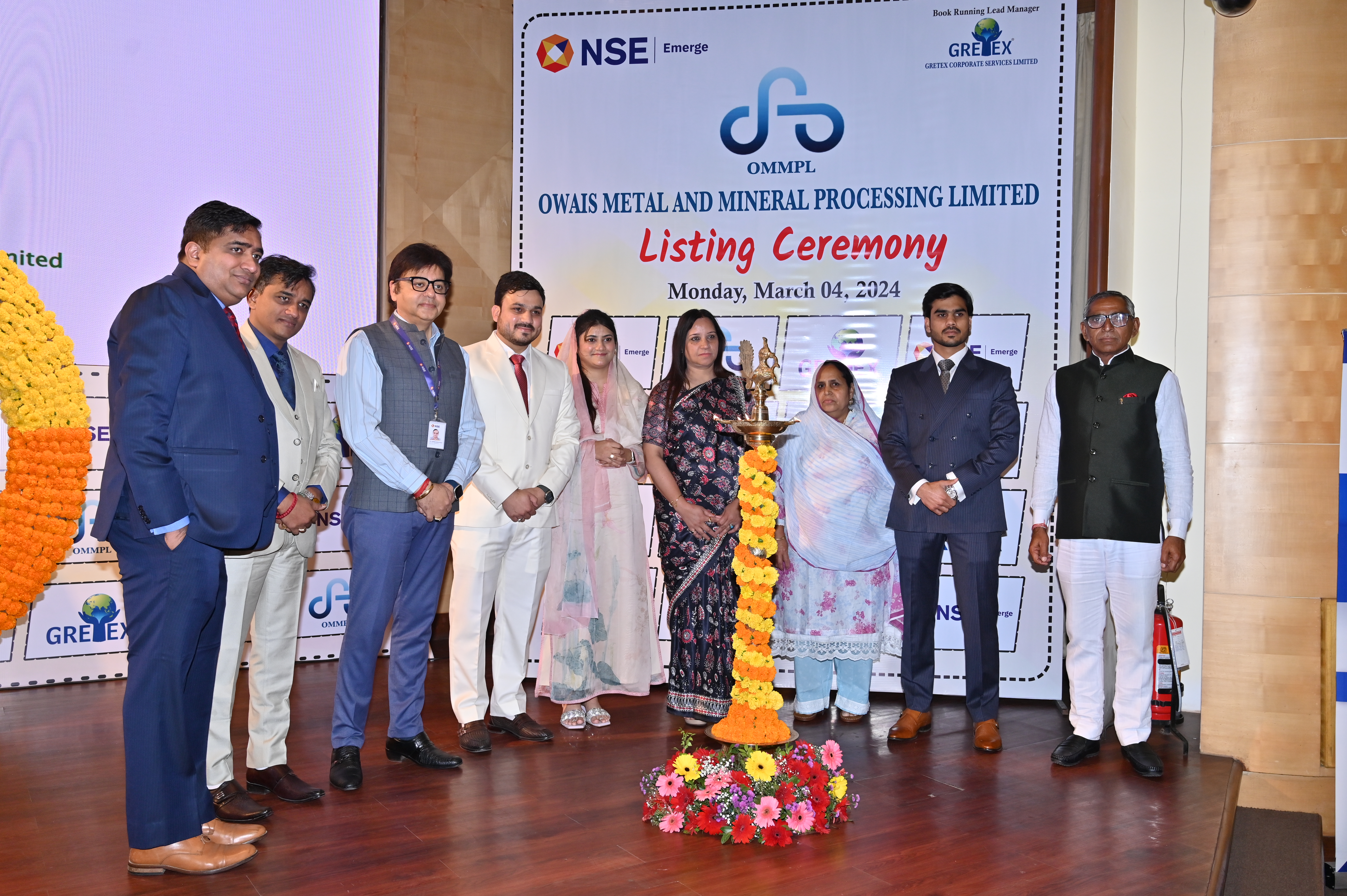 Owais Metal And Minerals Processing Listing Ceremony Photos