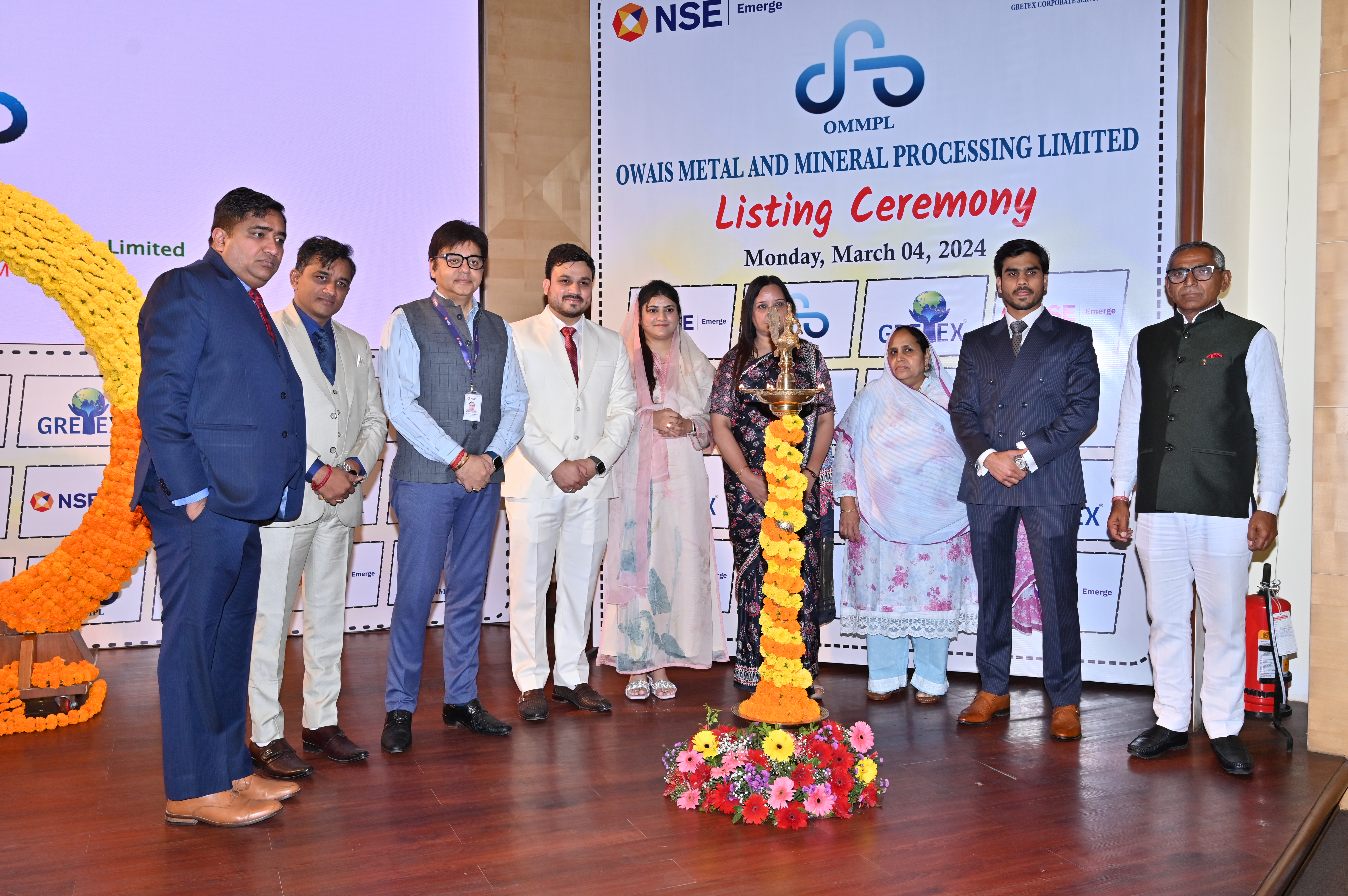 Owais Metal And Minerals Processing Listing Ceremony Photos