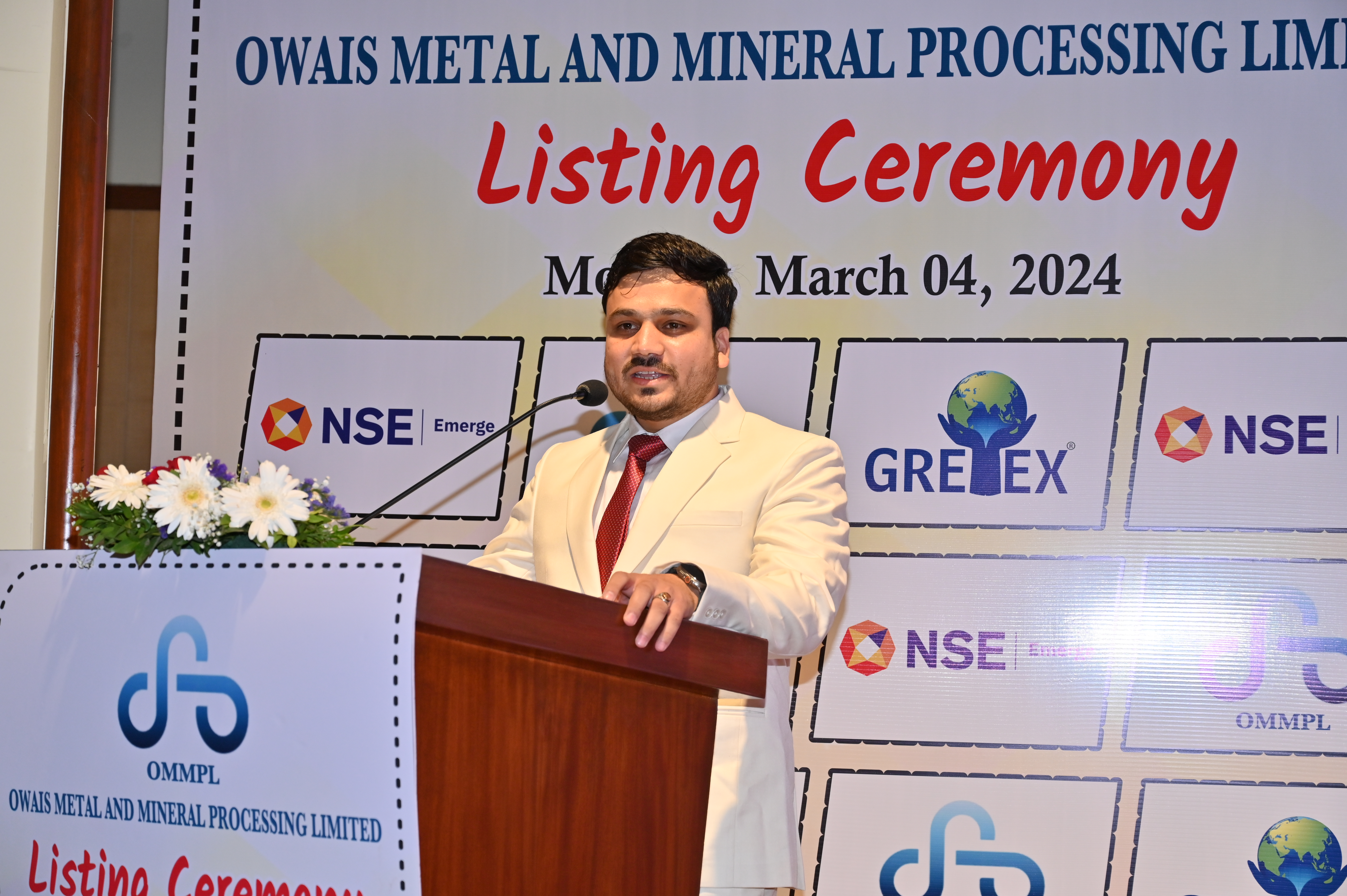 Owais Metal And Minerals Processing Listing Ceremony Photos