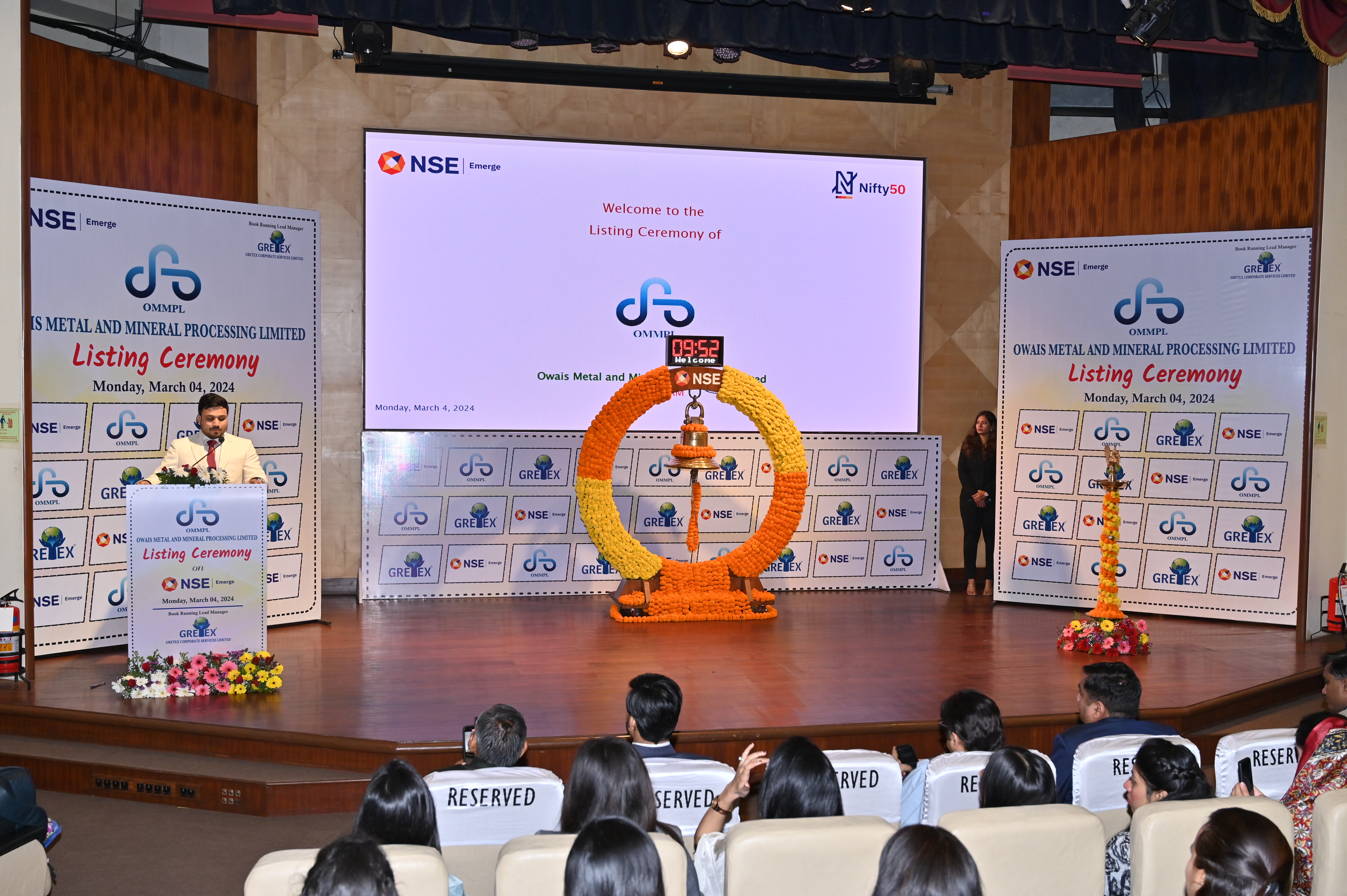 Owais Metal And Minerals Processing Listing Ceremony Photos