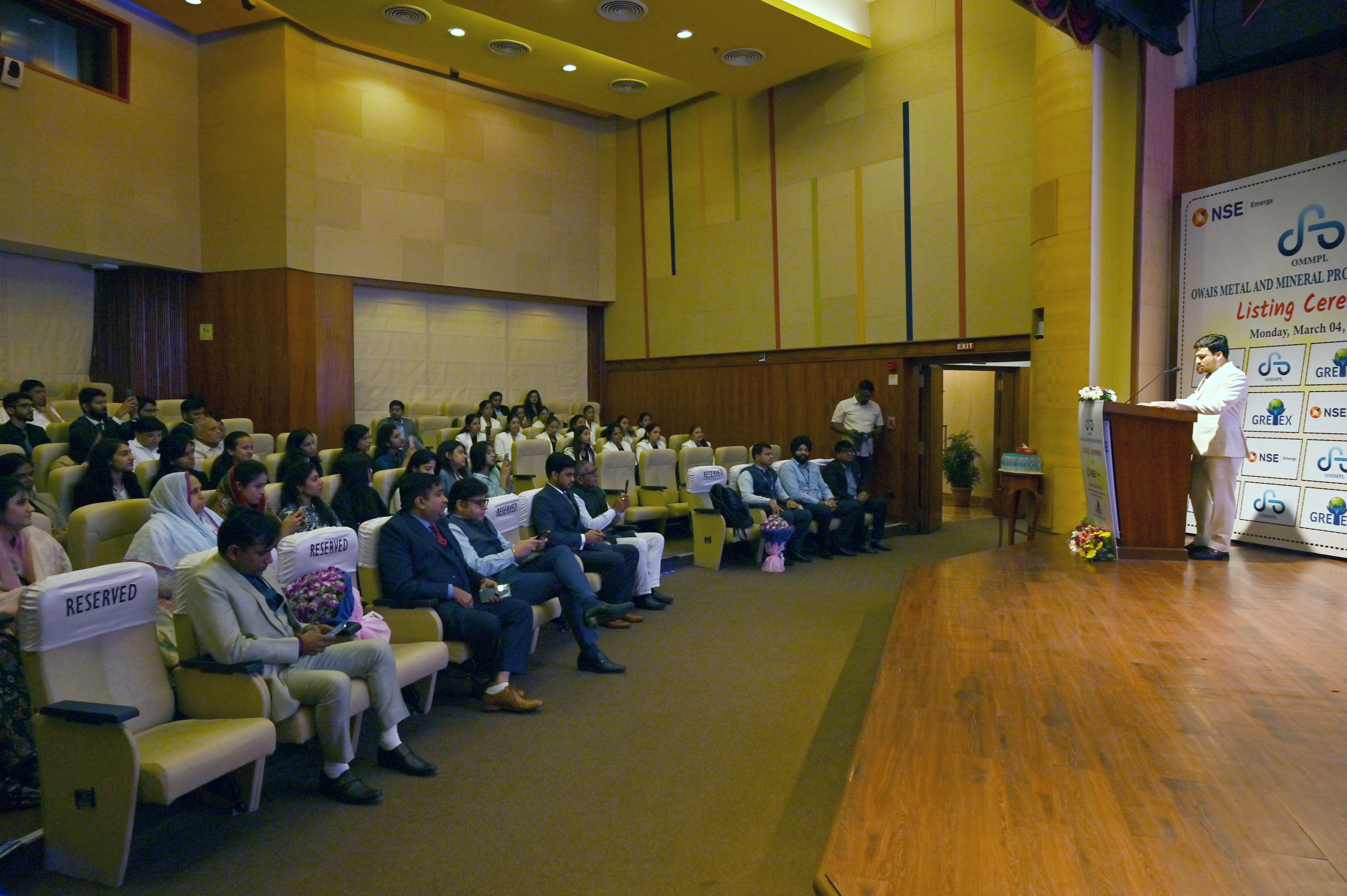 Owais Metal And Minerals Processing Listing Ceremony Photos