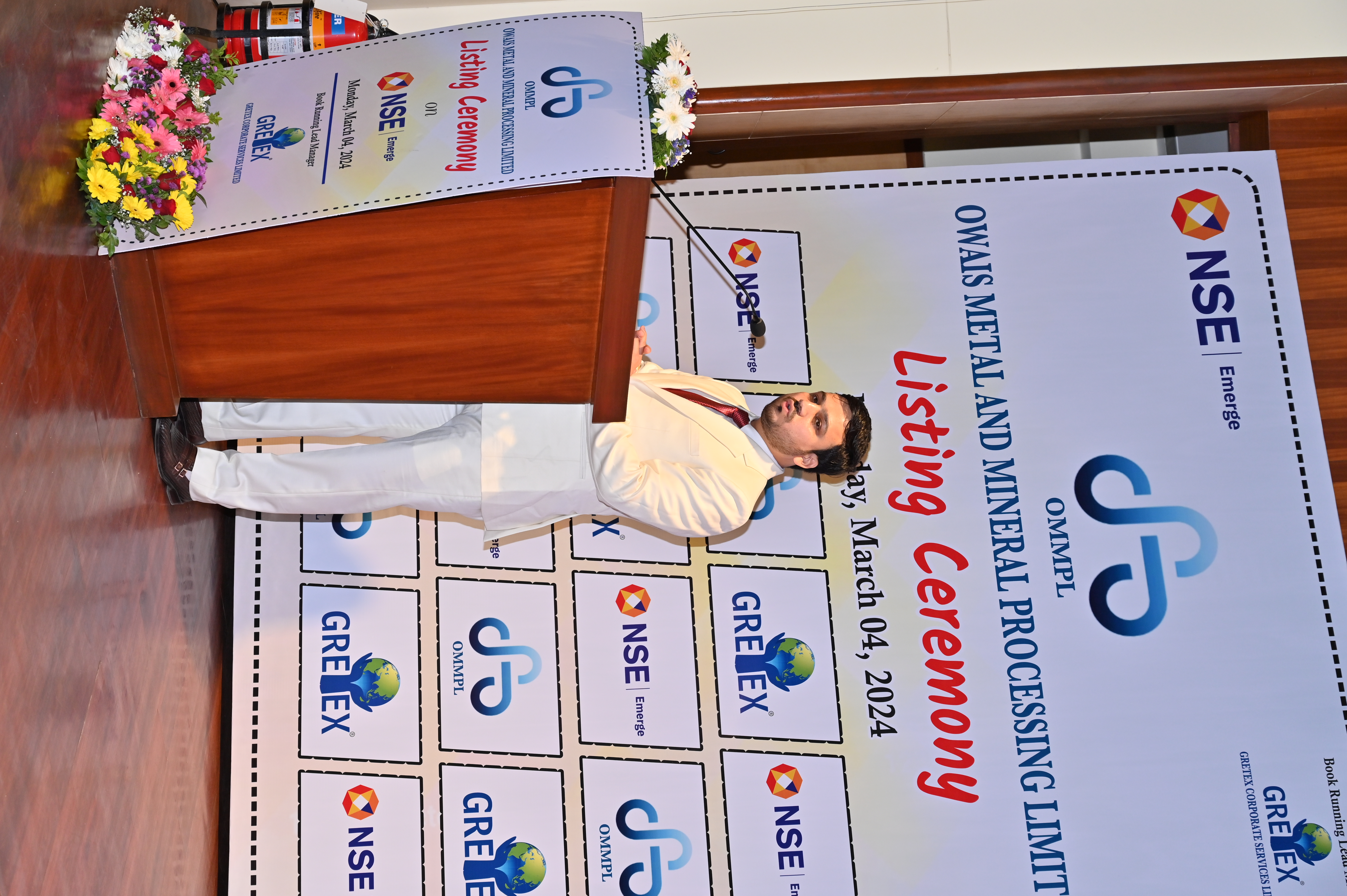 Owais Metal And Minerals Processing Listing Ceremony Photos