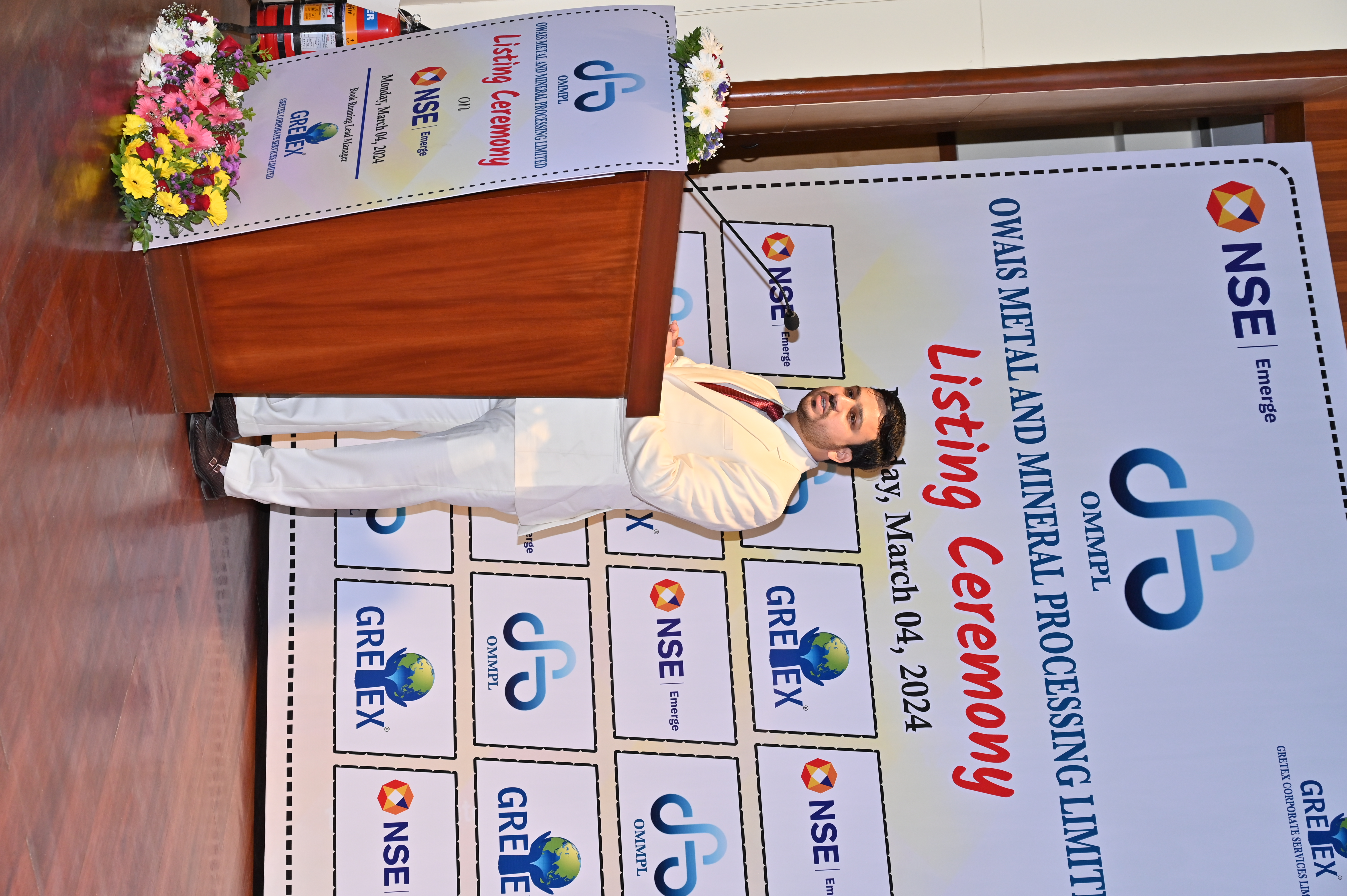 Owais Metal And Minerals Processing Listing Ceremony Photos