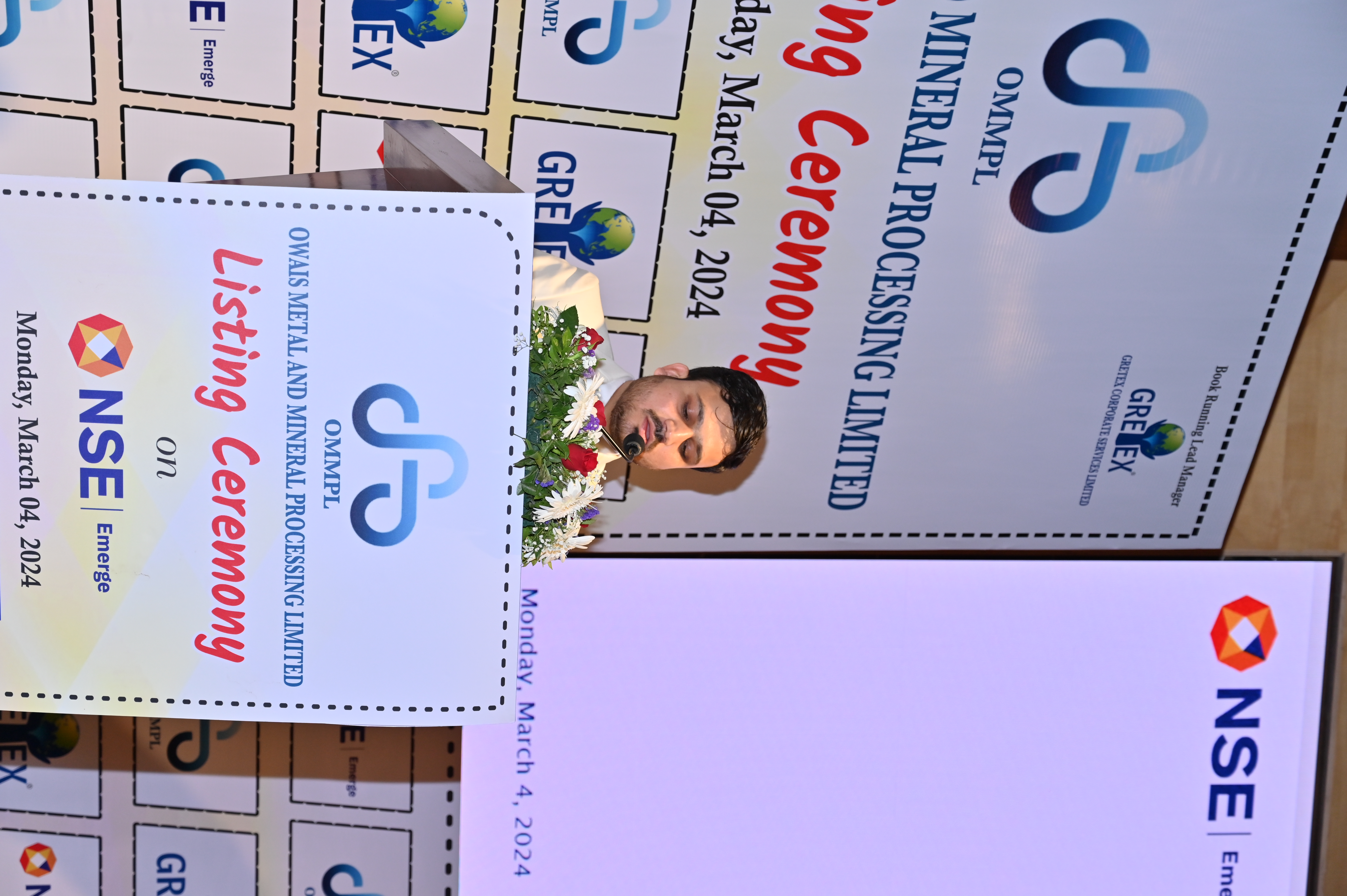 Owais Metal And Minerals Processing Listing Ceremony Photos