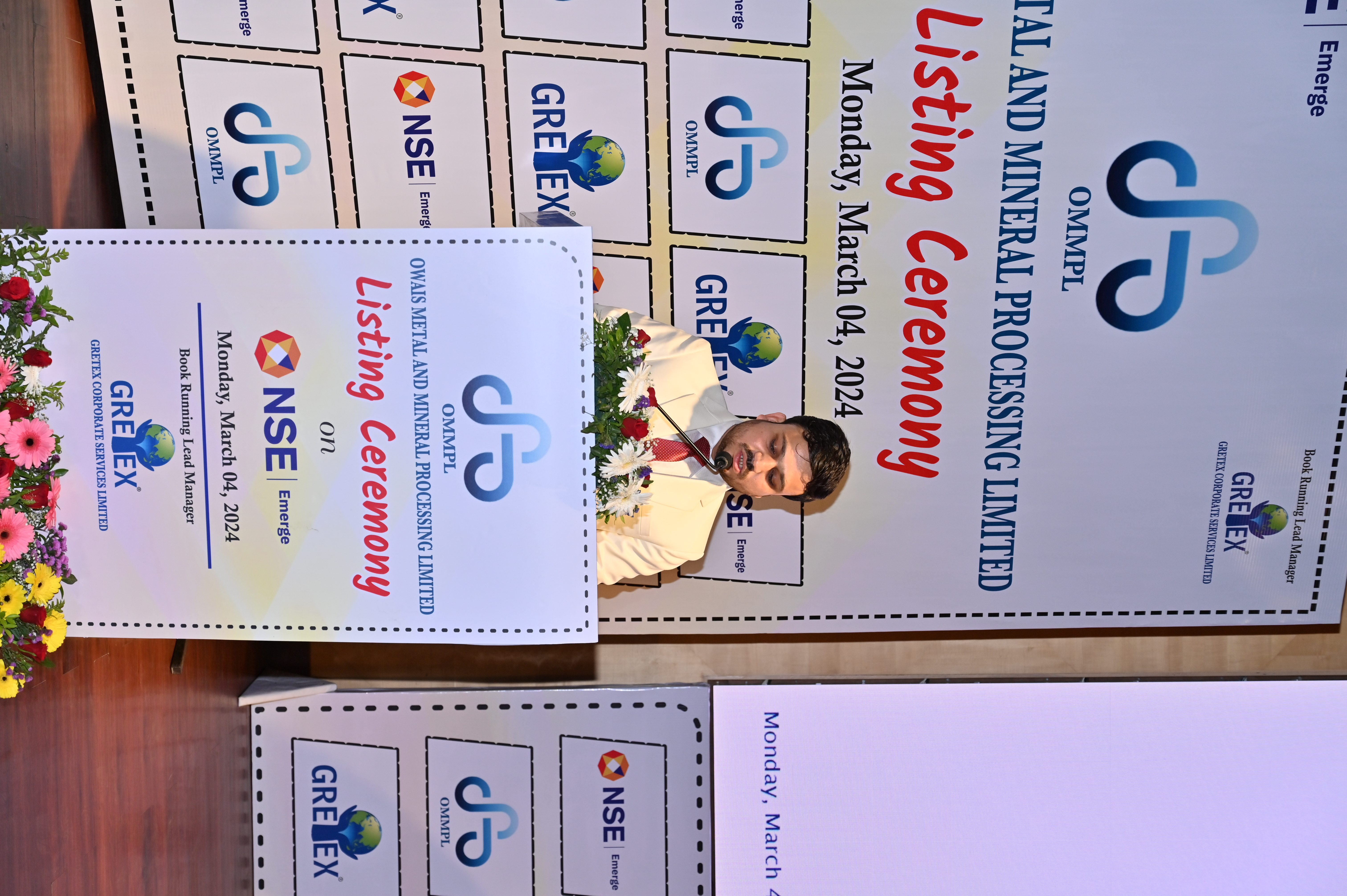 Owais Metal And Minerals Processing Listing Ceremony Photos