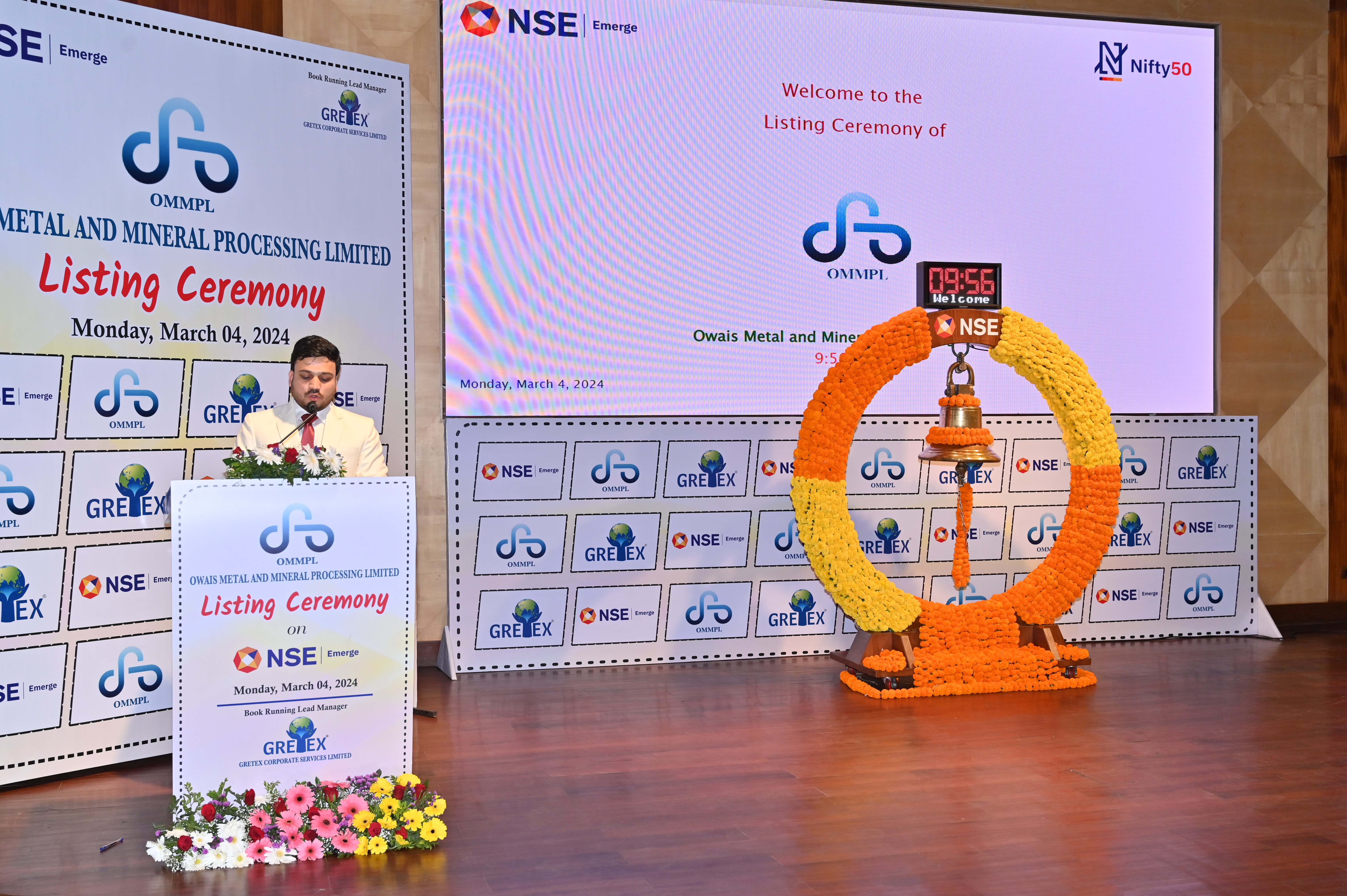 Owais Metal And Minerals Processing Listing Ceremony Photos