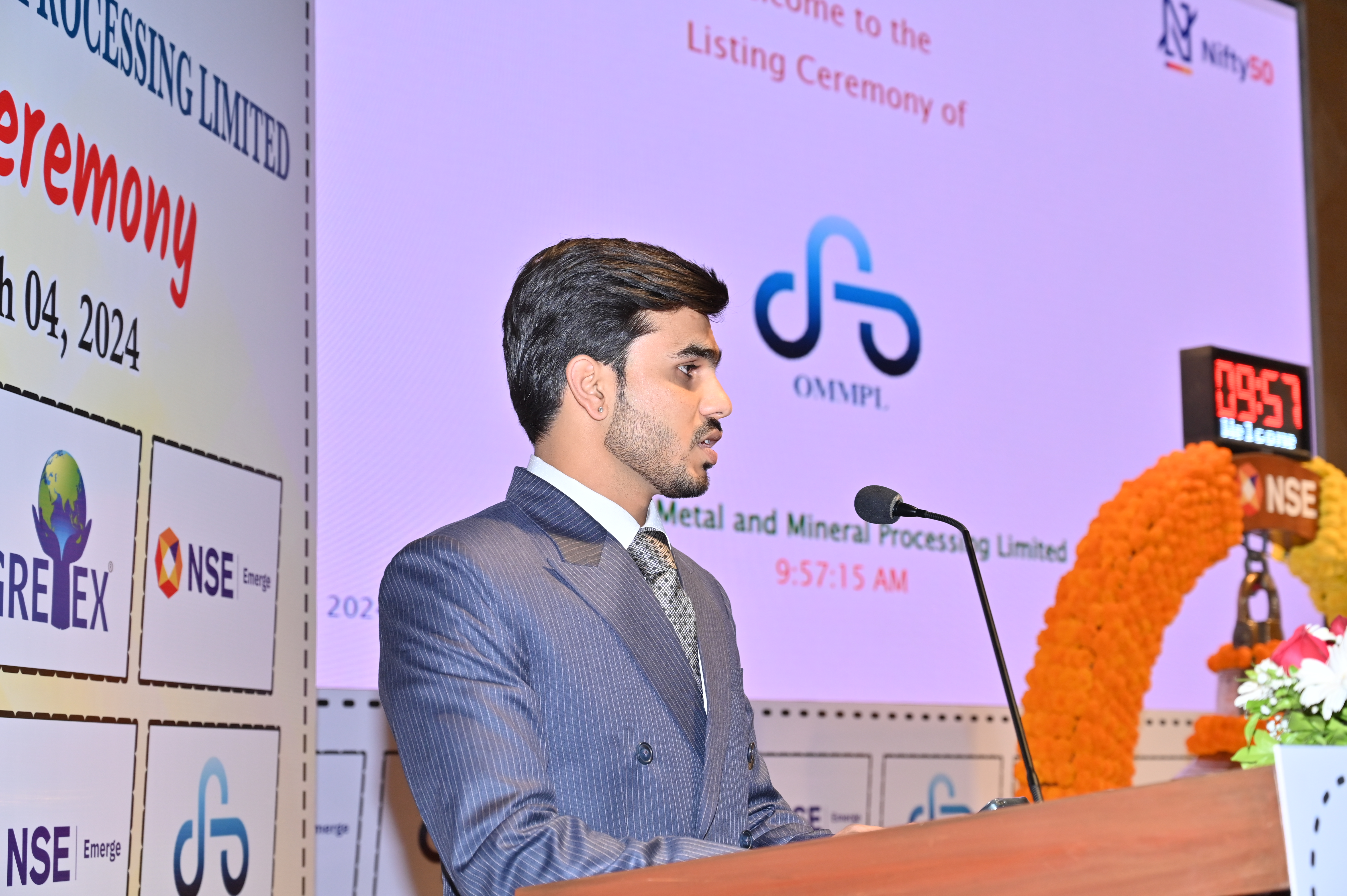 Owais Metal And Minerals Processing Listing Ceremony Photos