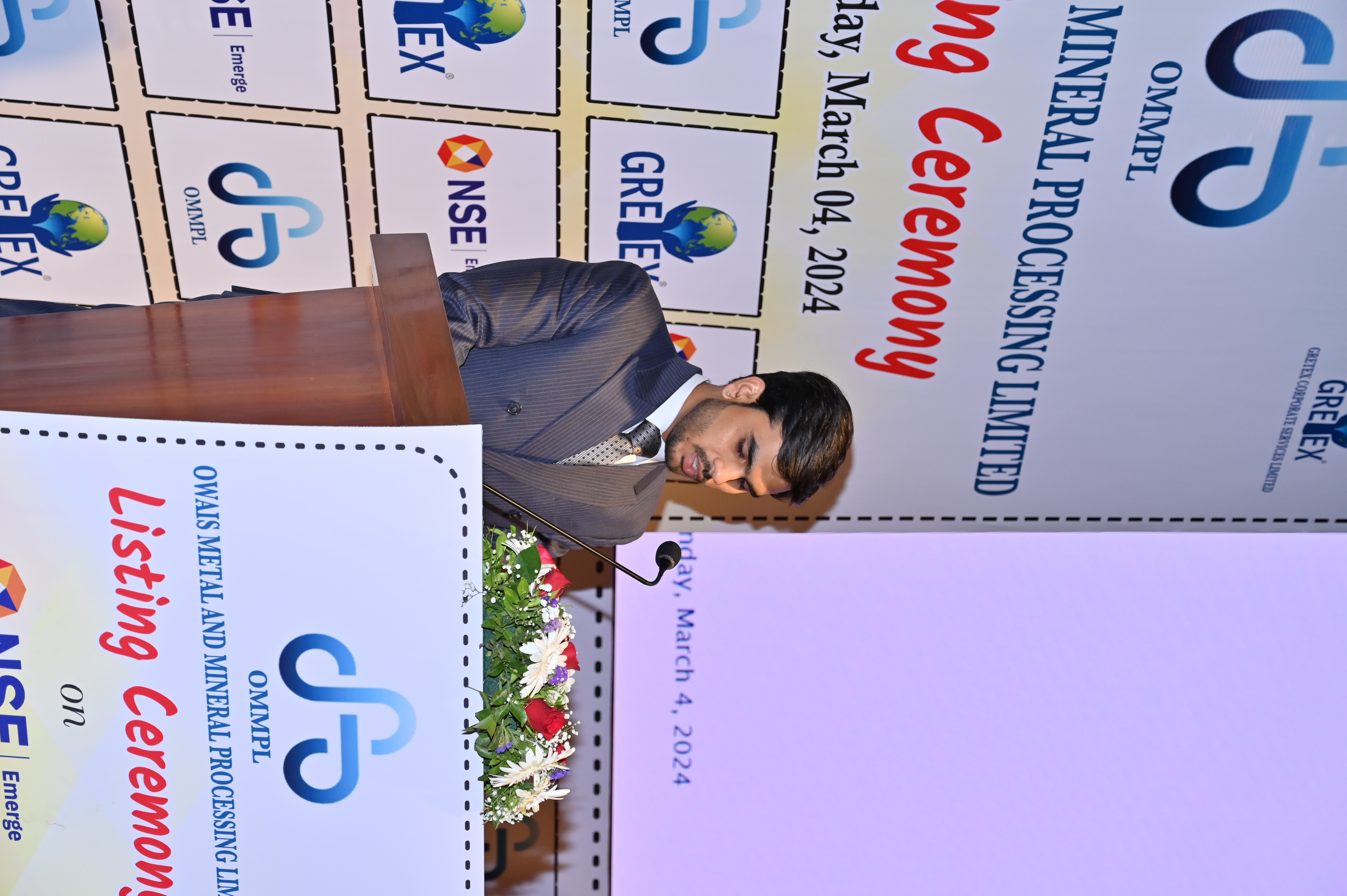 Owais Metal And Minerals Processing Listing Ceremony Photos