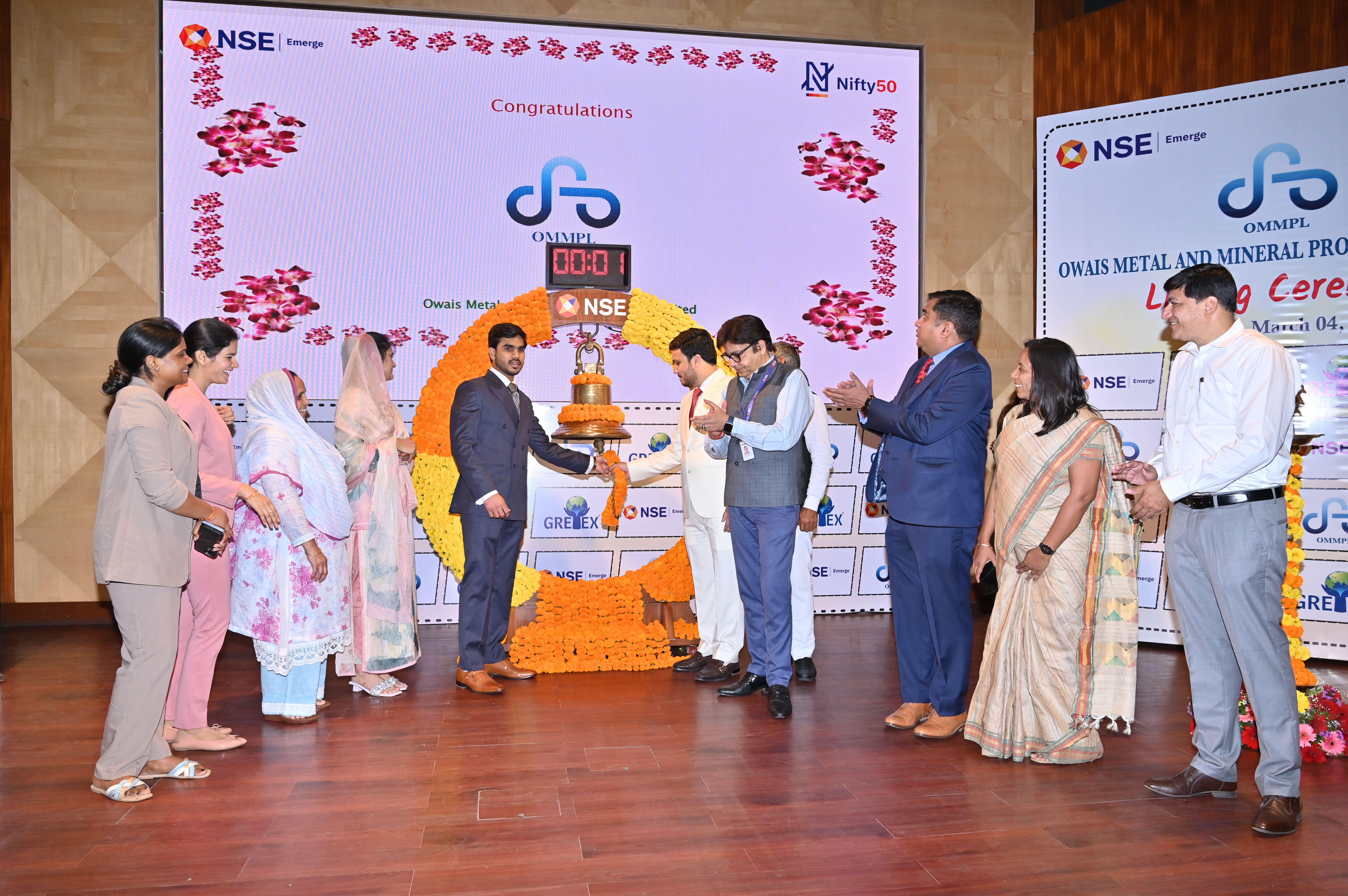 Owais Metal And Minerals Processing Listing Ceremony Photos