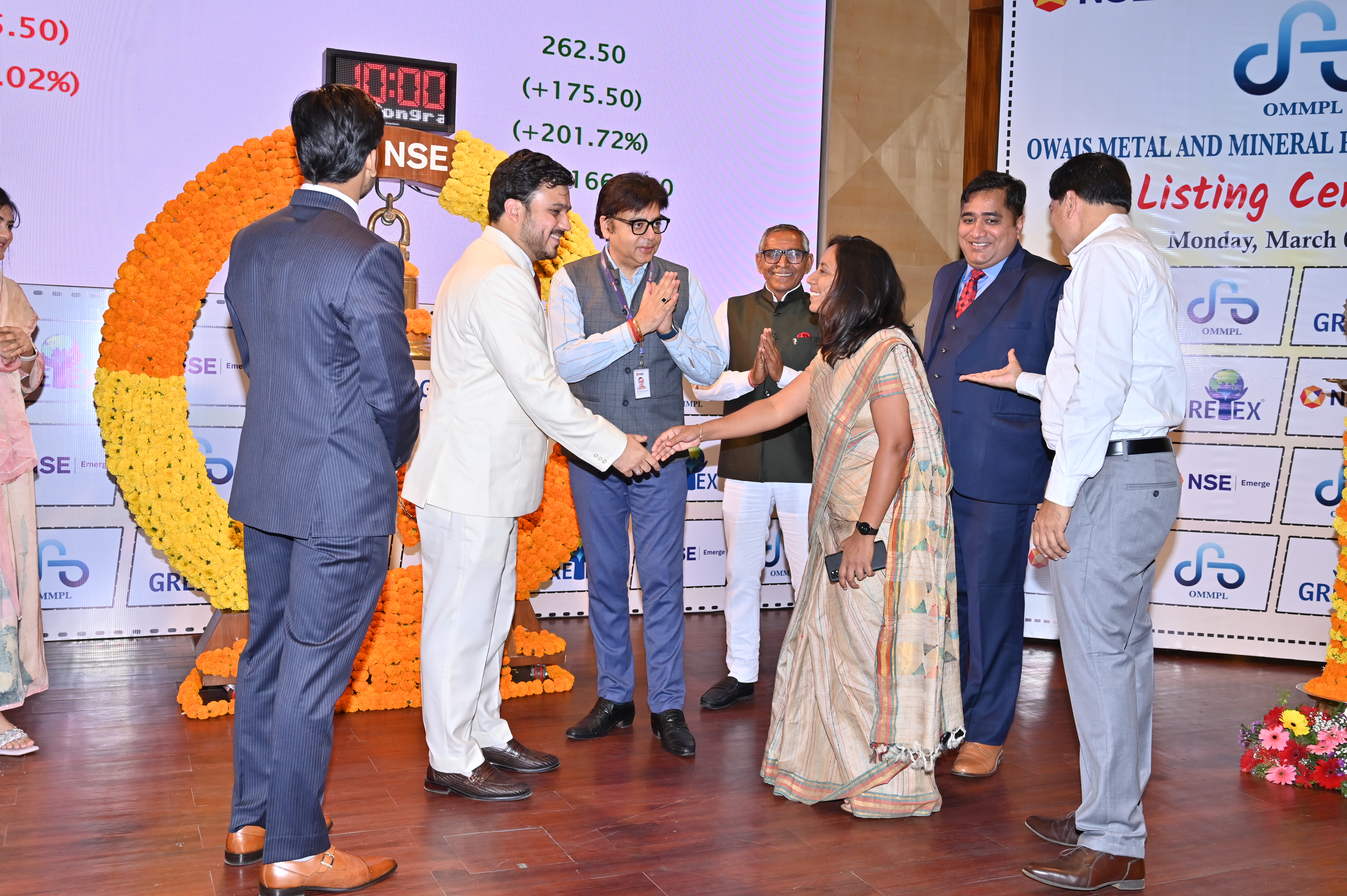 Owais Metal And Minerals Processing Listing Ceremony Photos