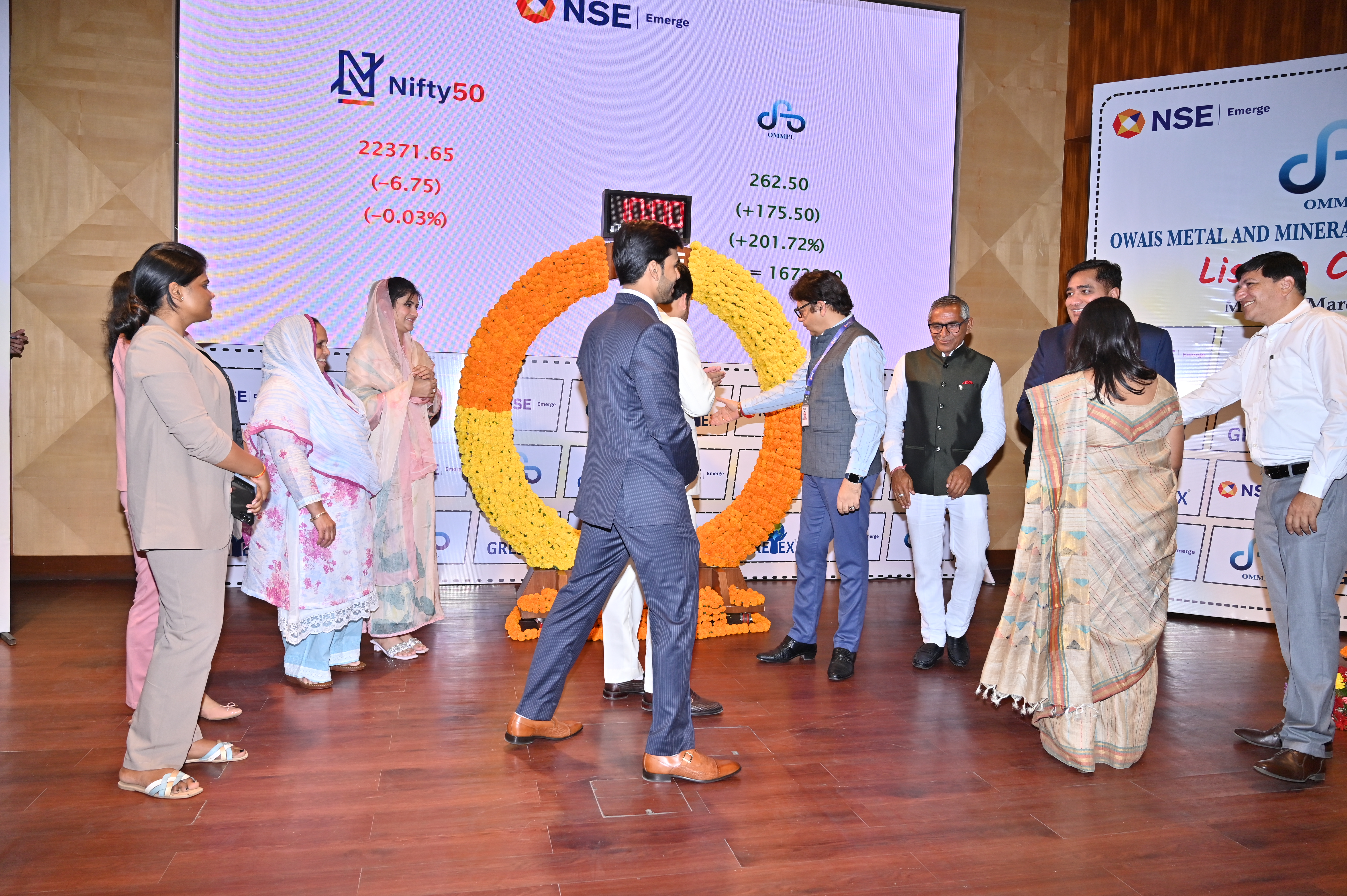 Owais Metal And Minerals Processing Listing Ceremony Photos