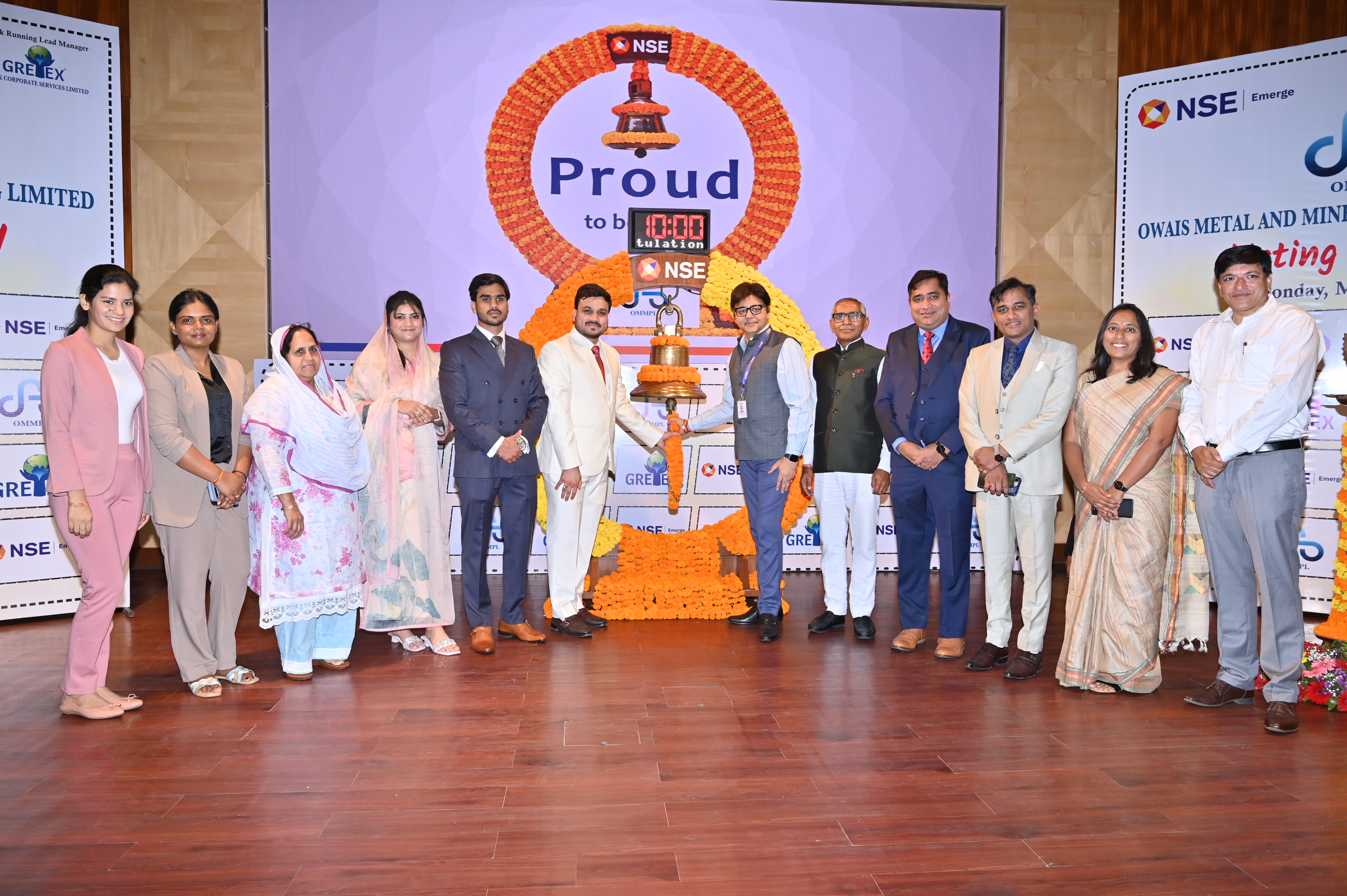 Owais Metal And Minerals Processing Listing Ceremony Photos