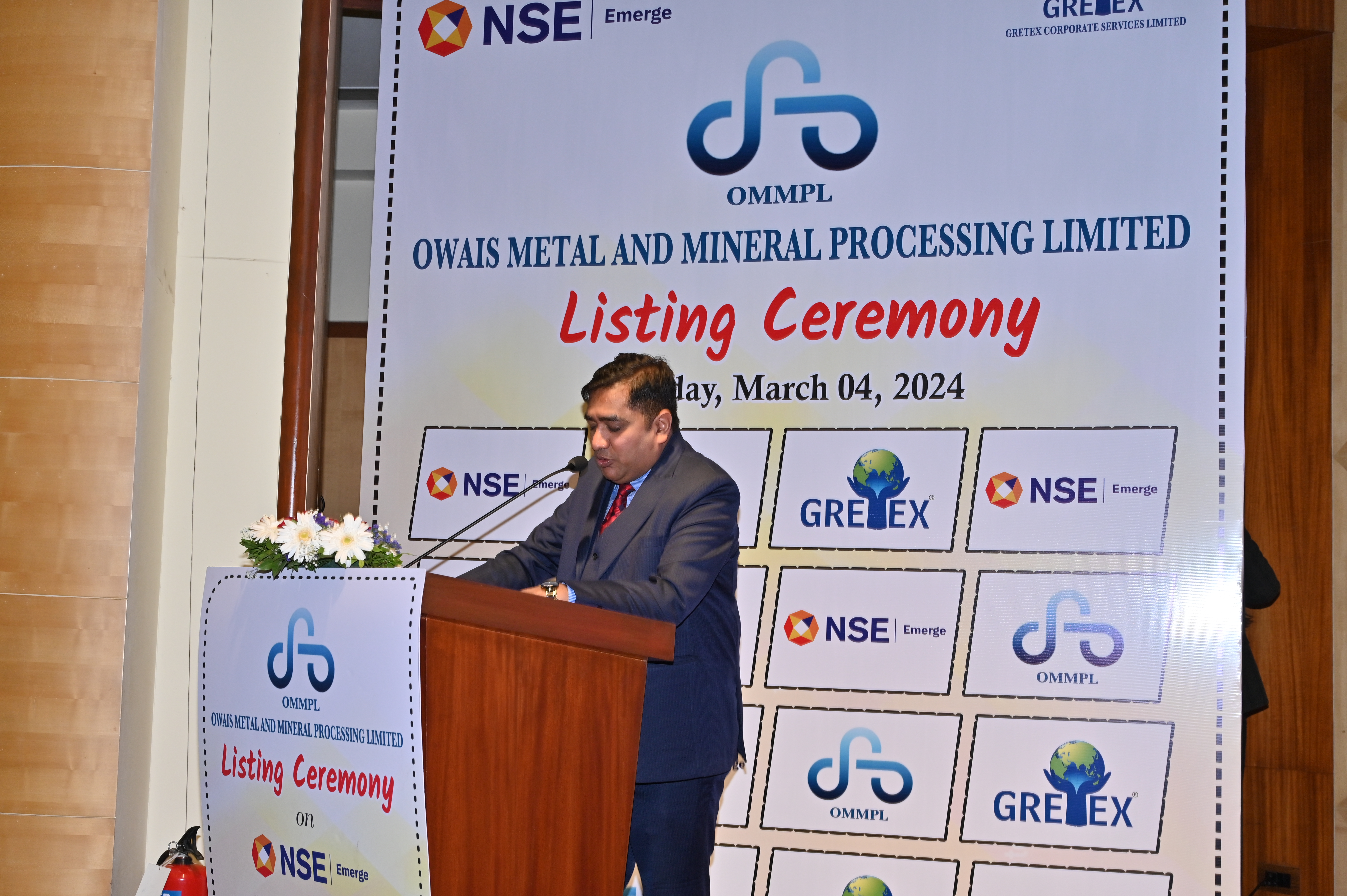 Owais Metal And Minerals Processing Listing Ceremony Photos