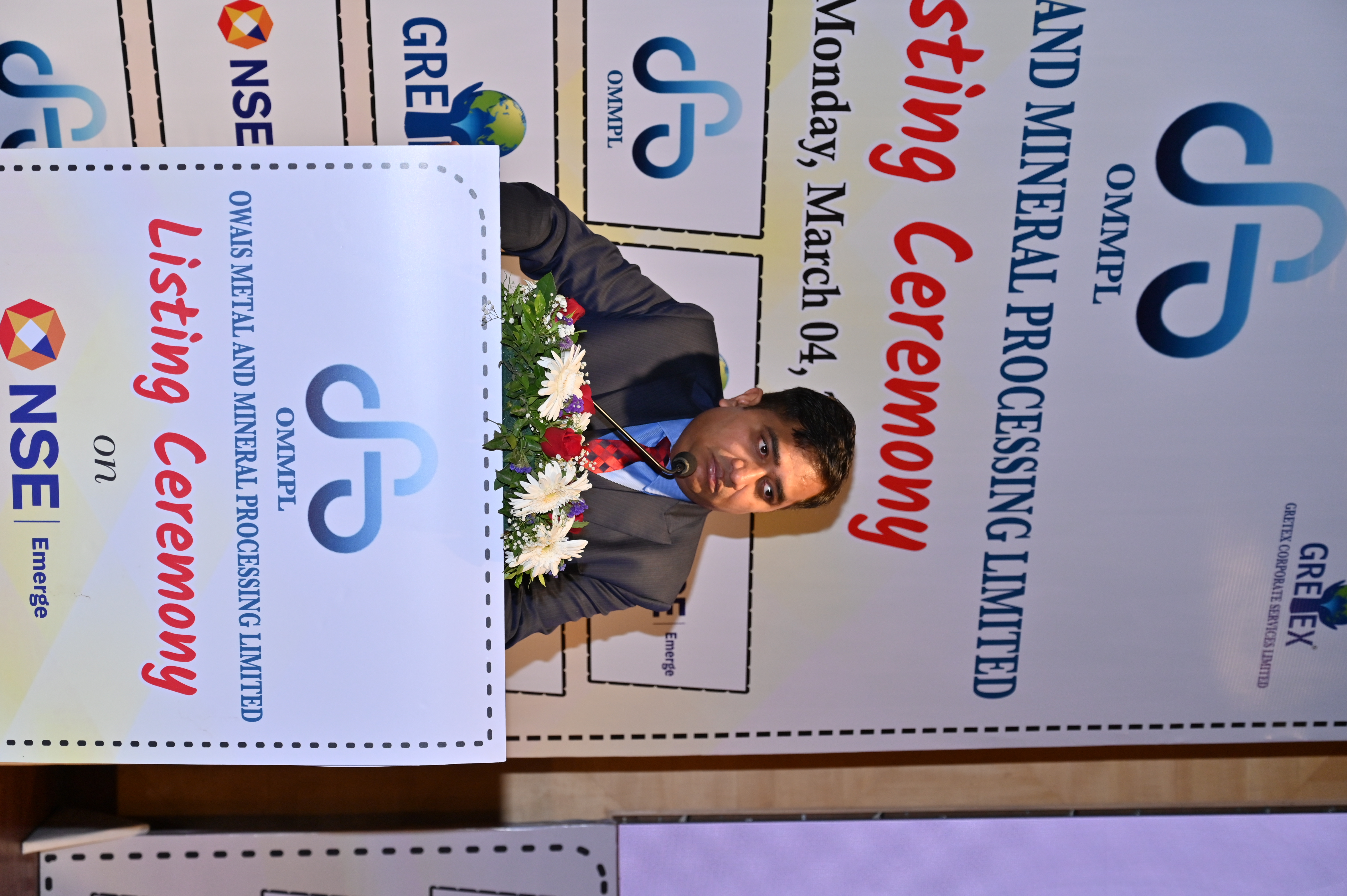 Owais Metal And Minerals Processing Listing Ceremony Photos