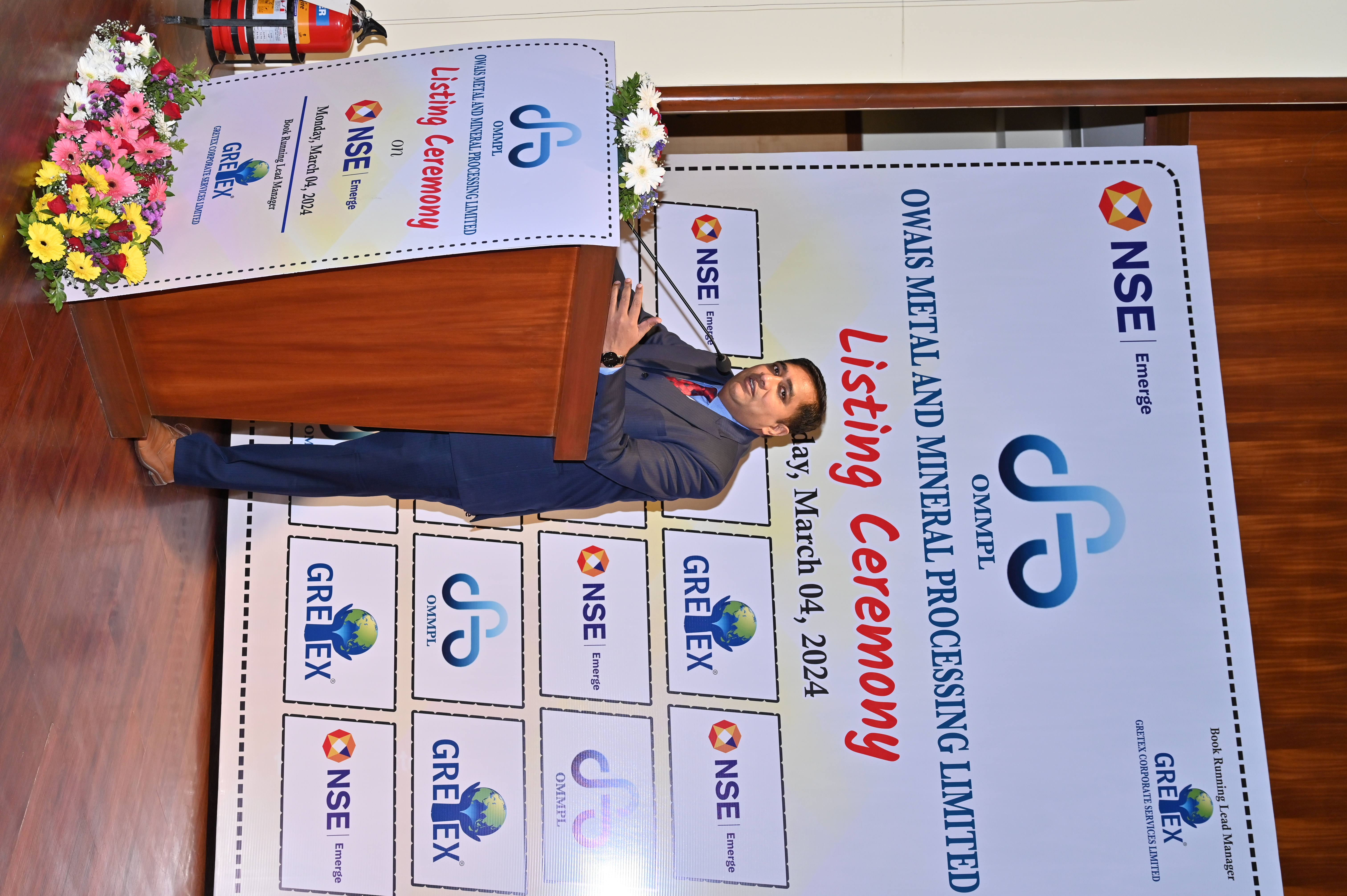 Owais Metal And Minerals Processing Listing Ceremony Photos