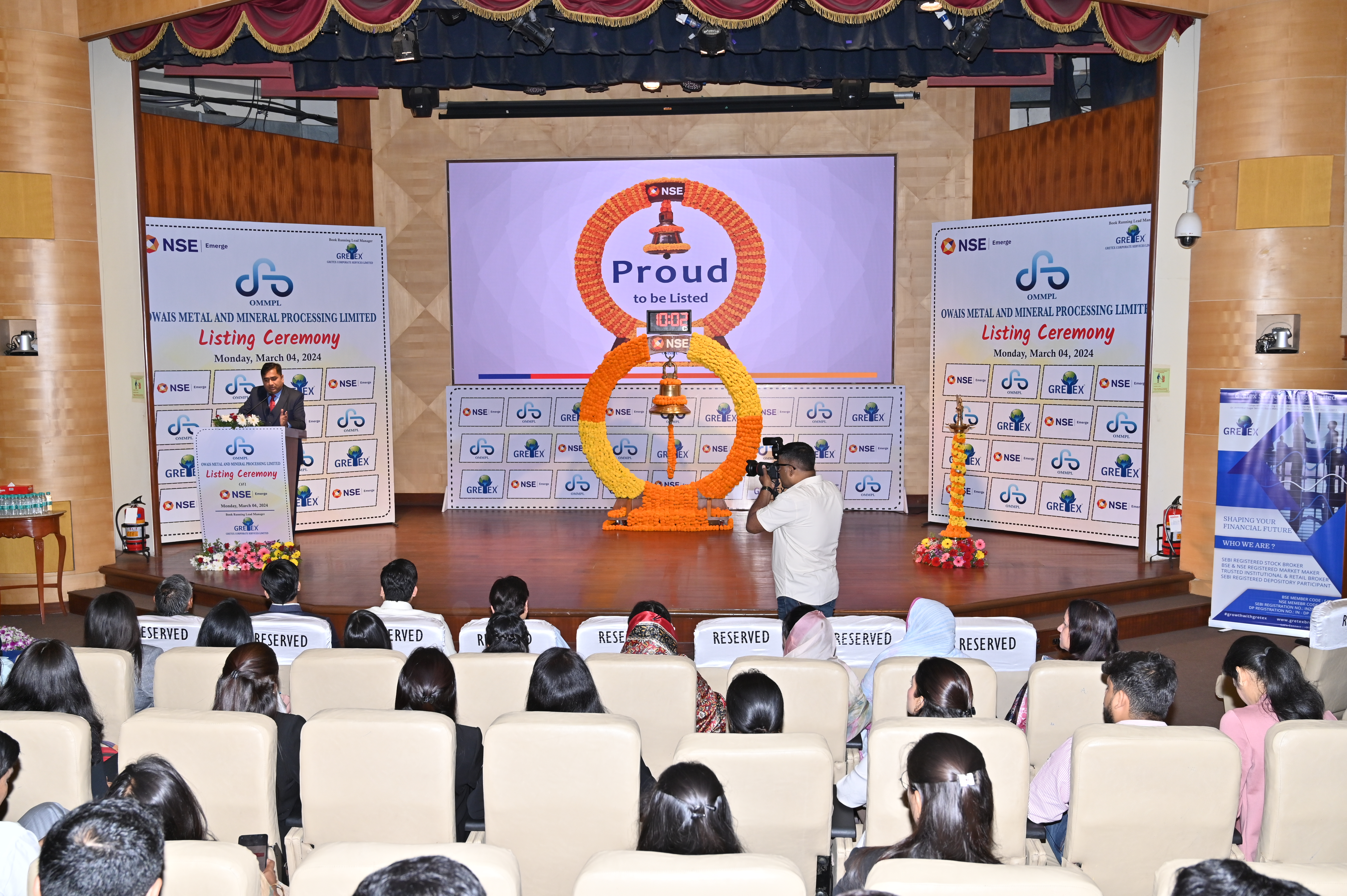 Owais Metal And Minerals Processing Listing Ceremony Photos