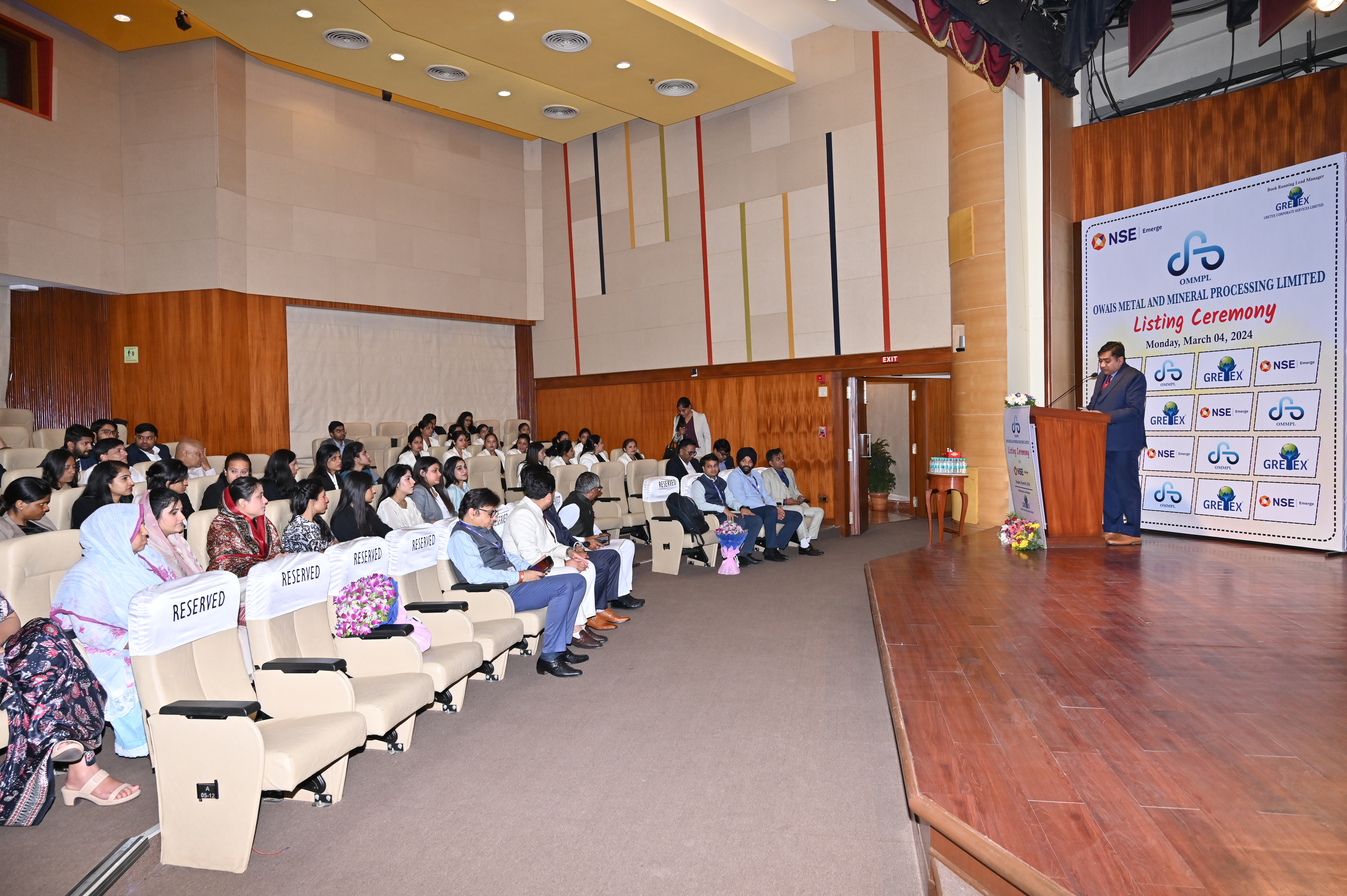 Owais Metal And Minerals Processing Listing Ceremony Photos