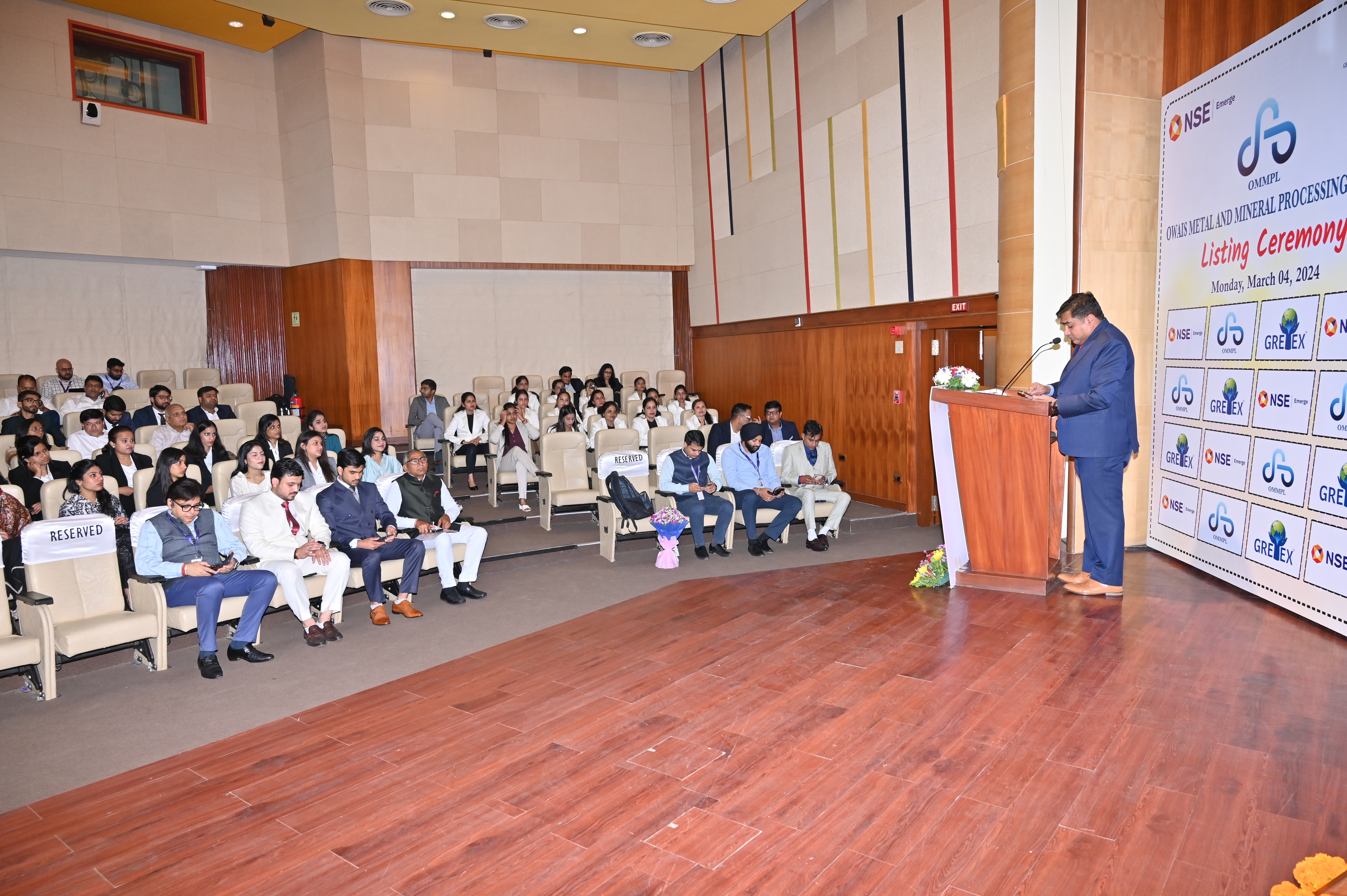 Owais Metal And Minerals Processing Listing Ceremony Photos