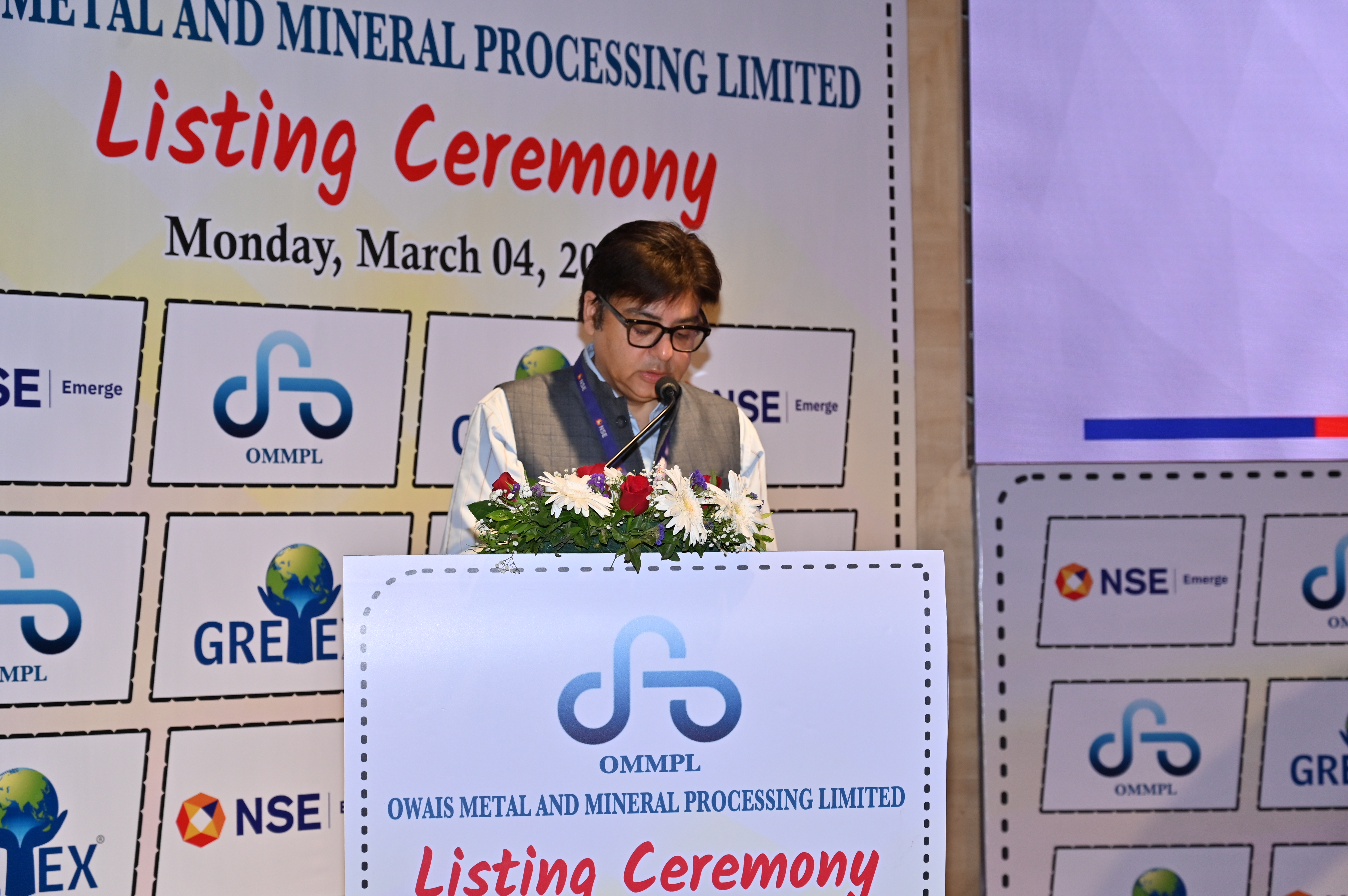 Owais Metal And Minerals Processing Listing Ceremony Photos