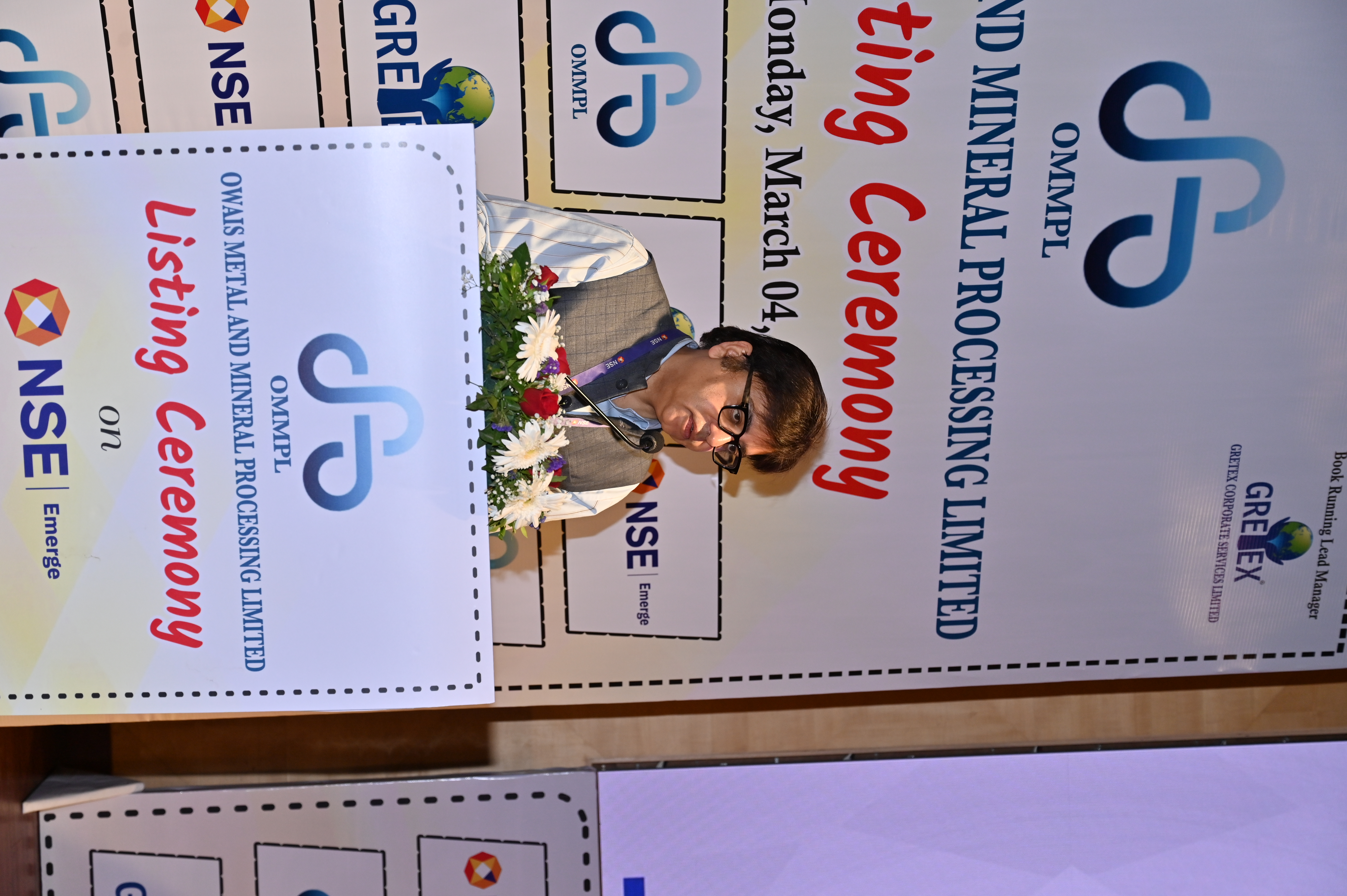 Owais Metal And Minerals Processing Listing Ceremony Photos