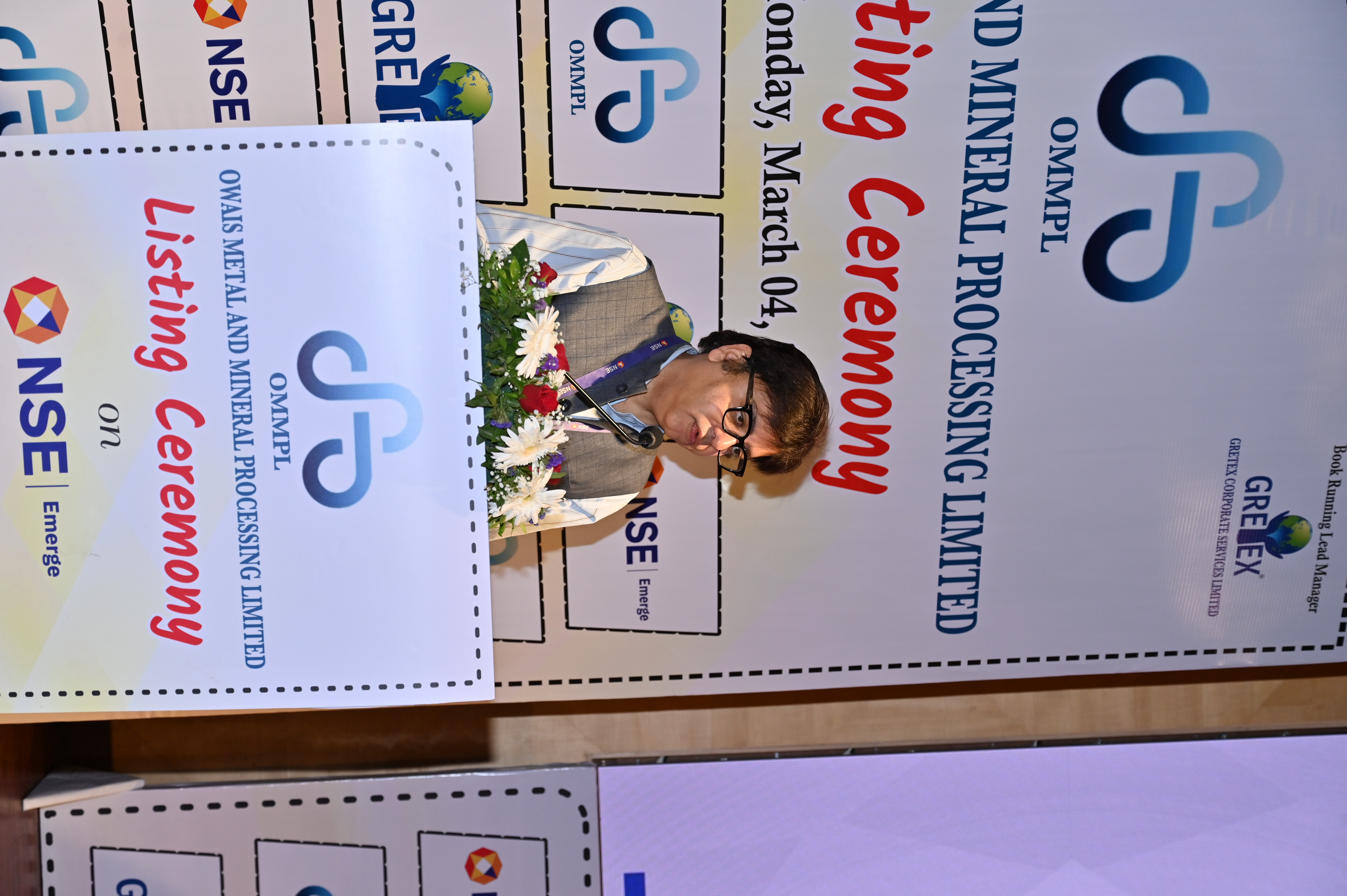 Owais Metal And Minerals Processing Listing Ceremony Photos