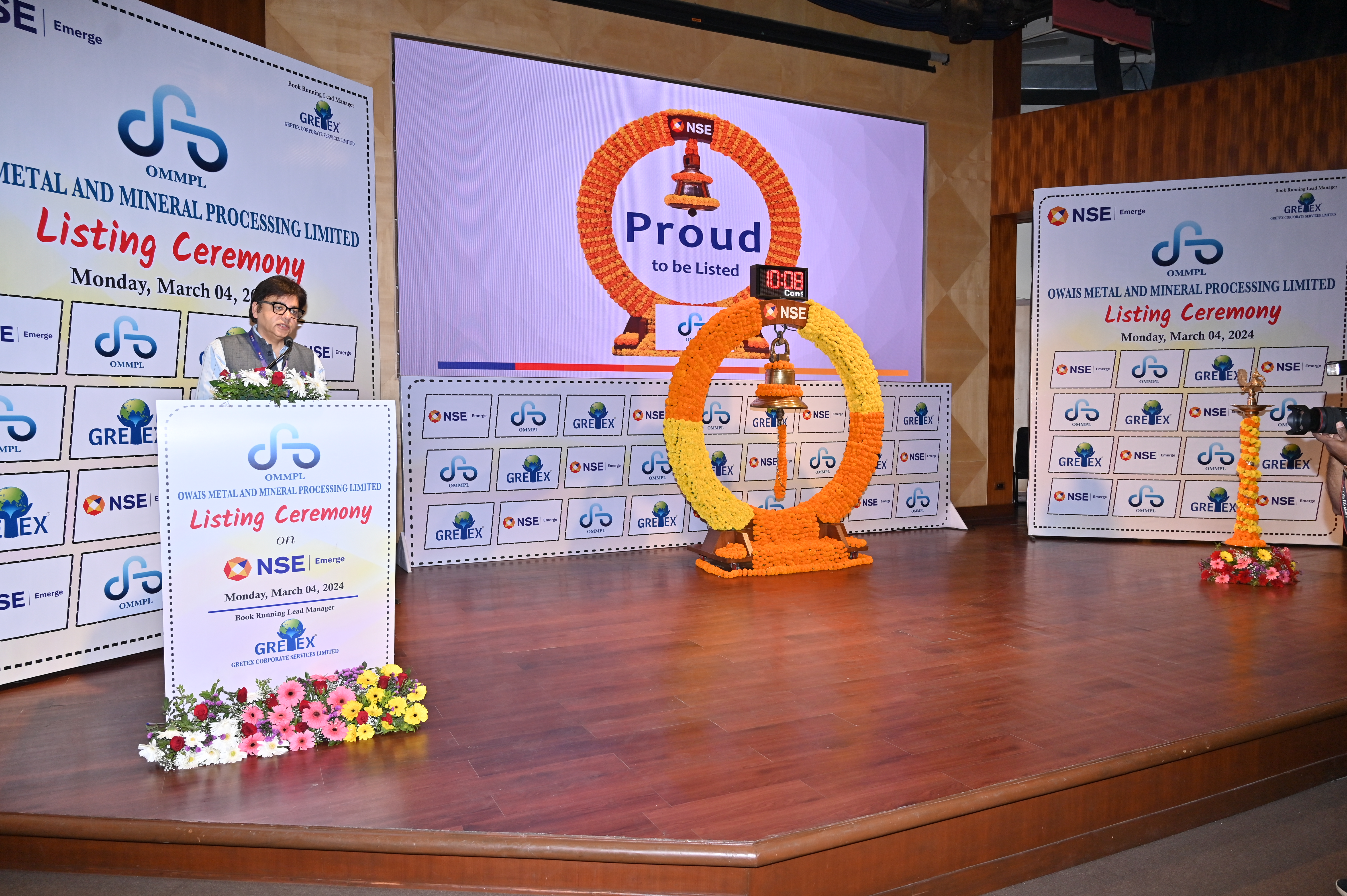 Owais Metal And Minerals Processing Listing Ceremony Photos