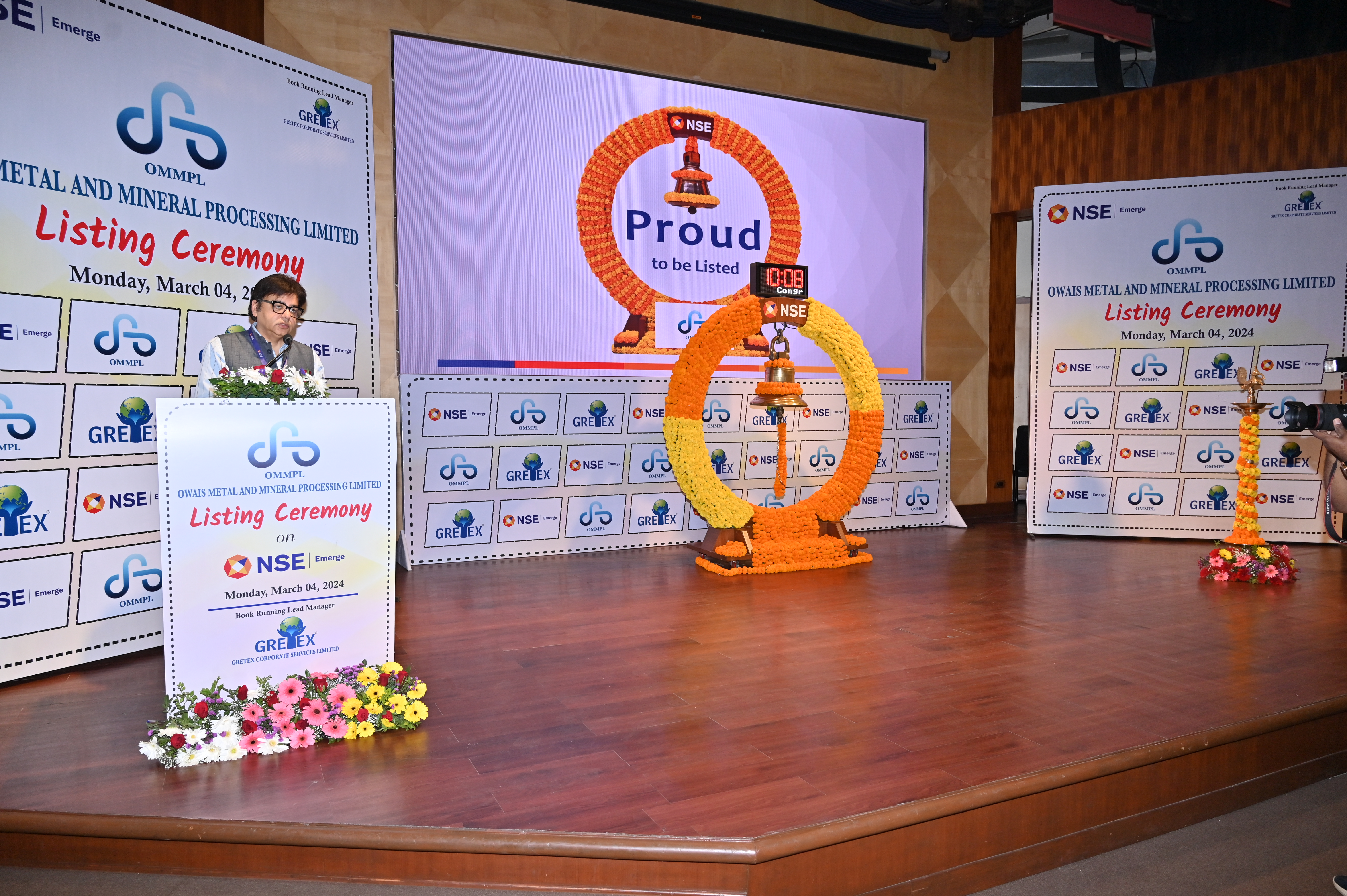 Owais Metal And Minerals Processing Listing Ceremony Photos