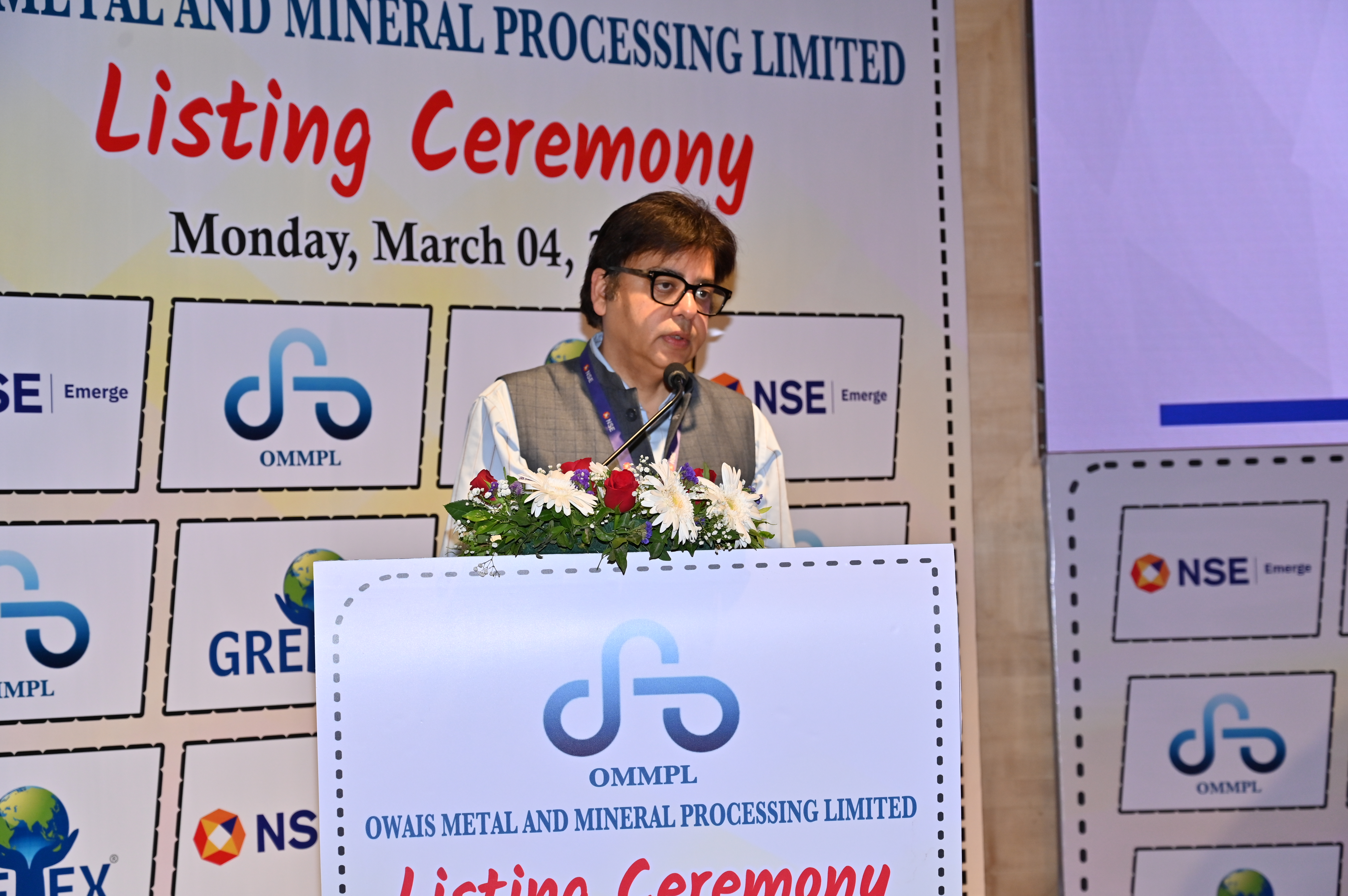 Owais Metal And Minerals Processing Listing Ceremony Photos