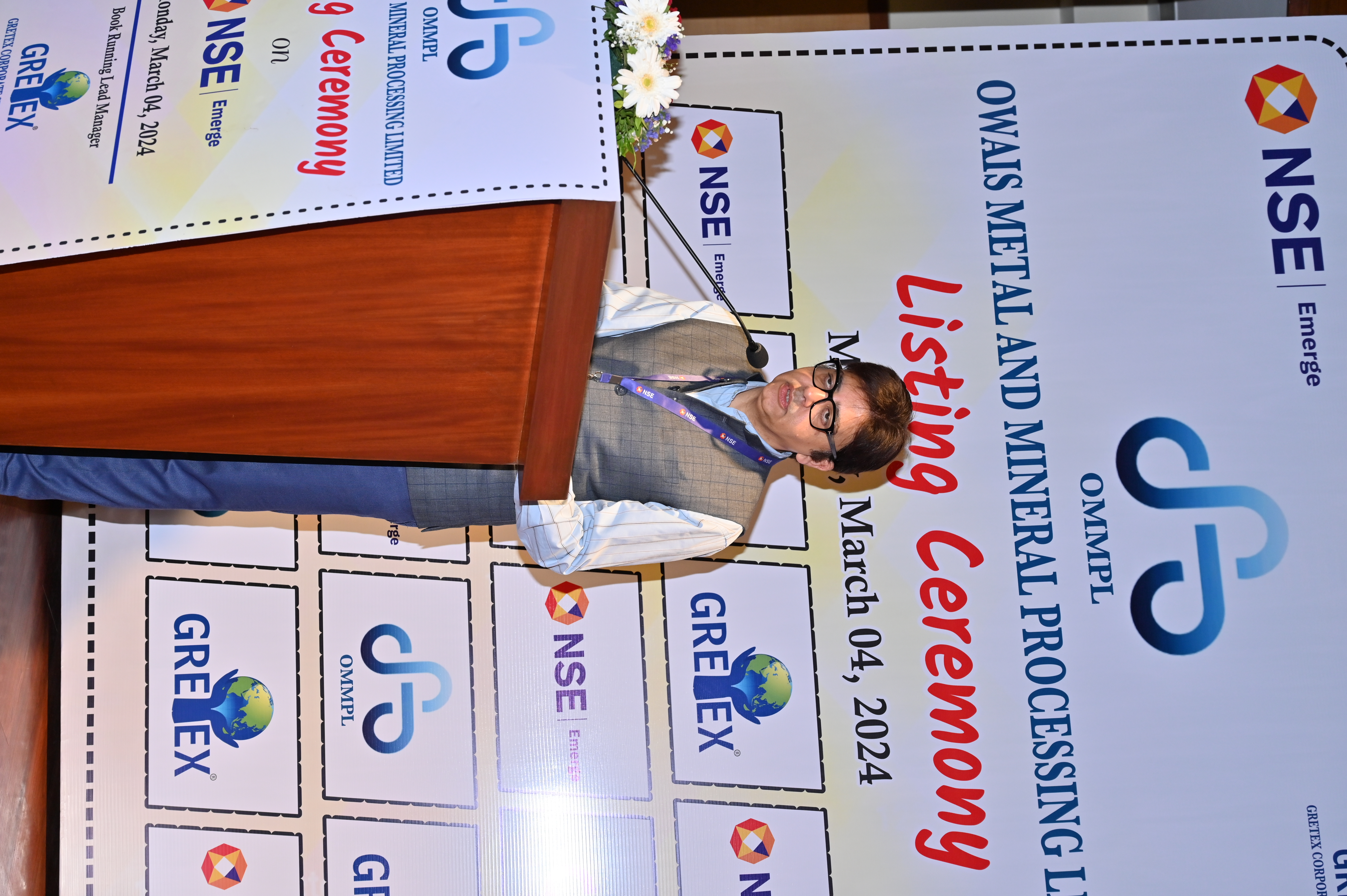 Owais Metal And Minerals Processing Listing Ceremony Photos