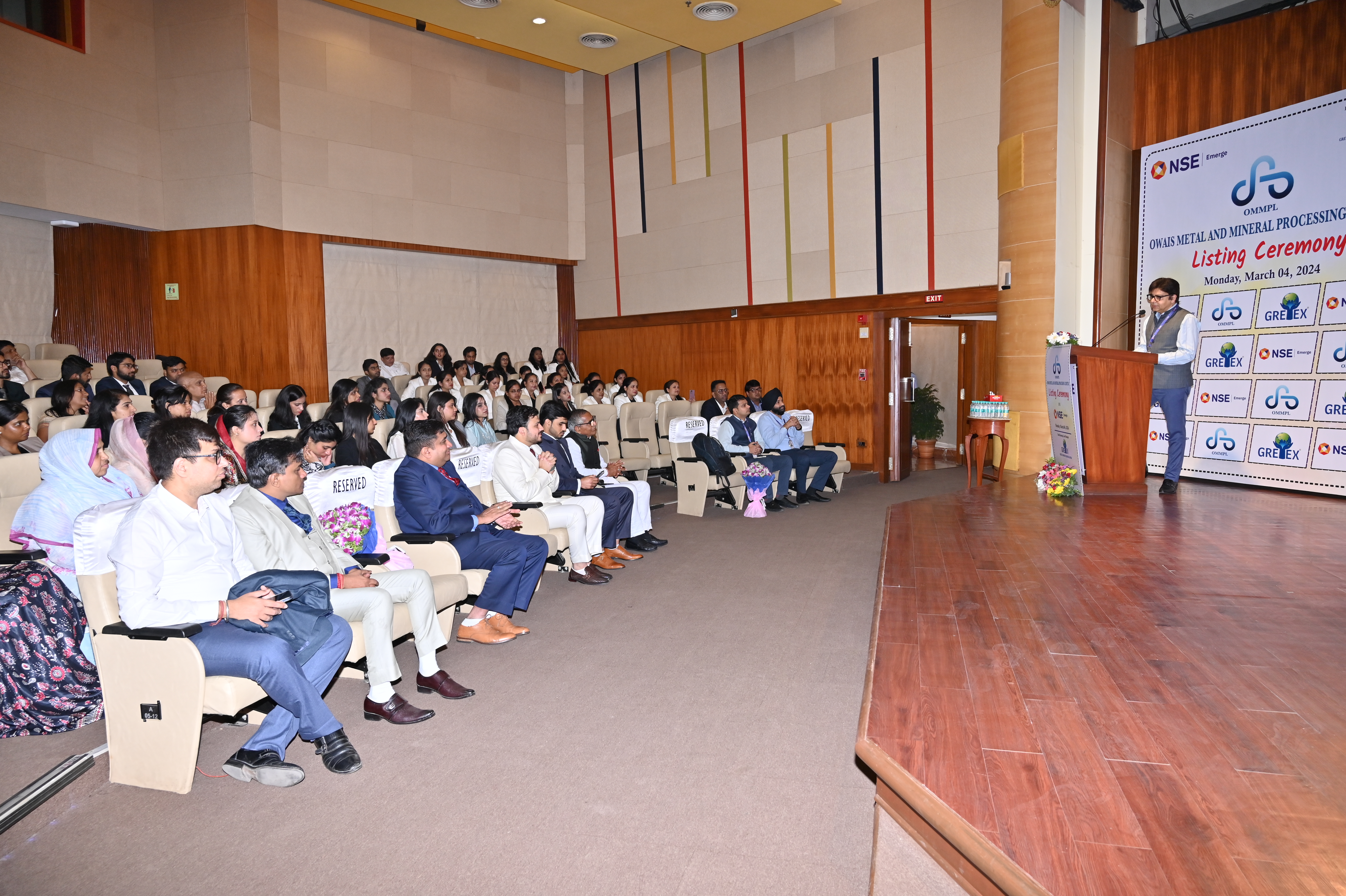 Owais Metal And Minerals Processing Listing Ceremony Photos