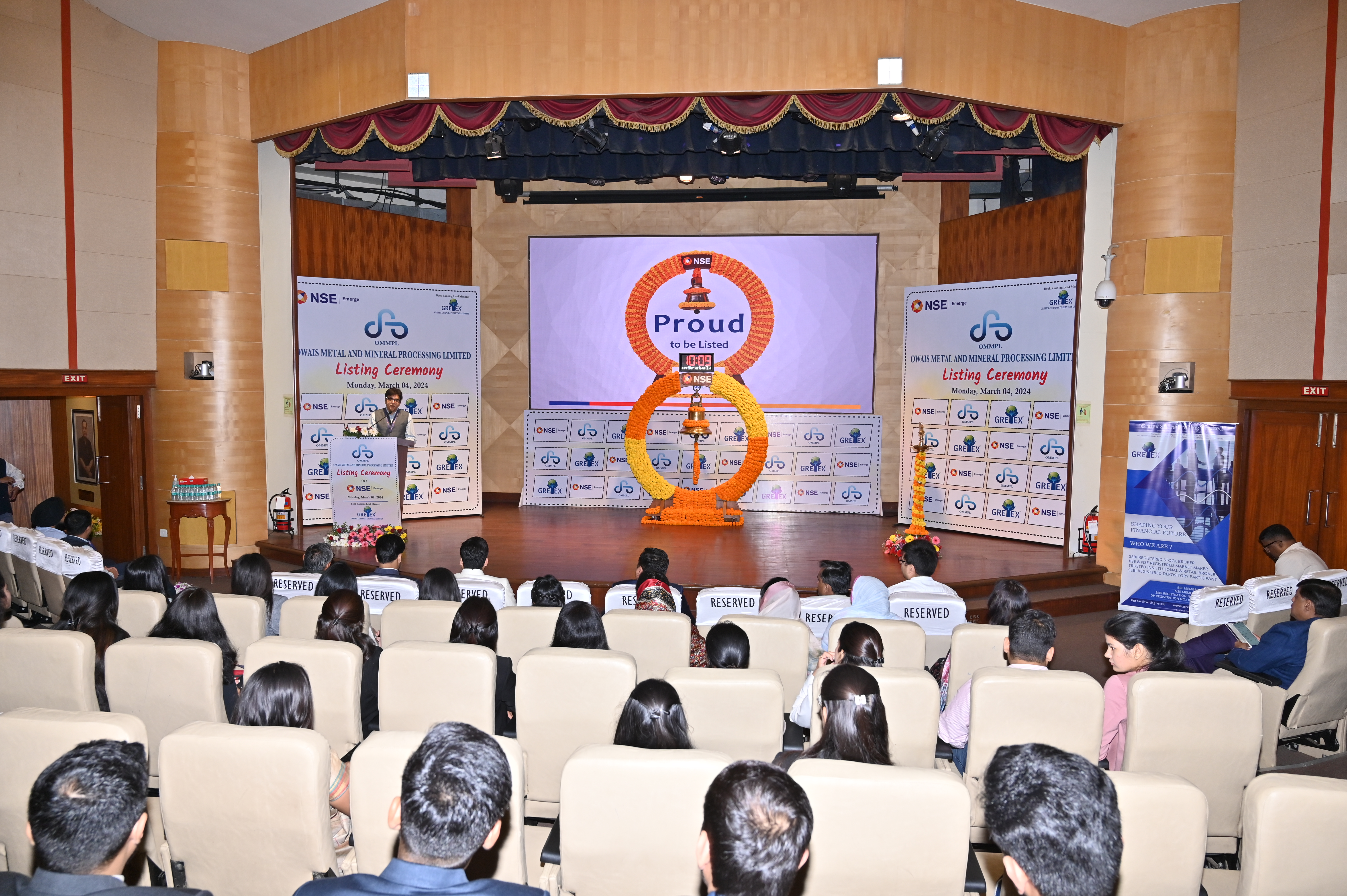 Owais Metal And Minerals Processing Listing Ceremony Photos