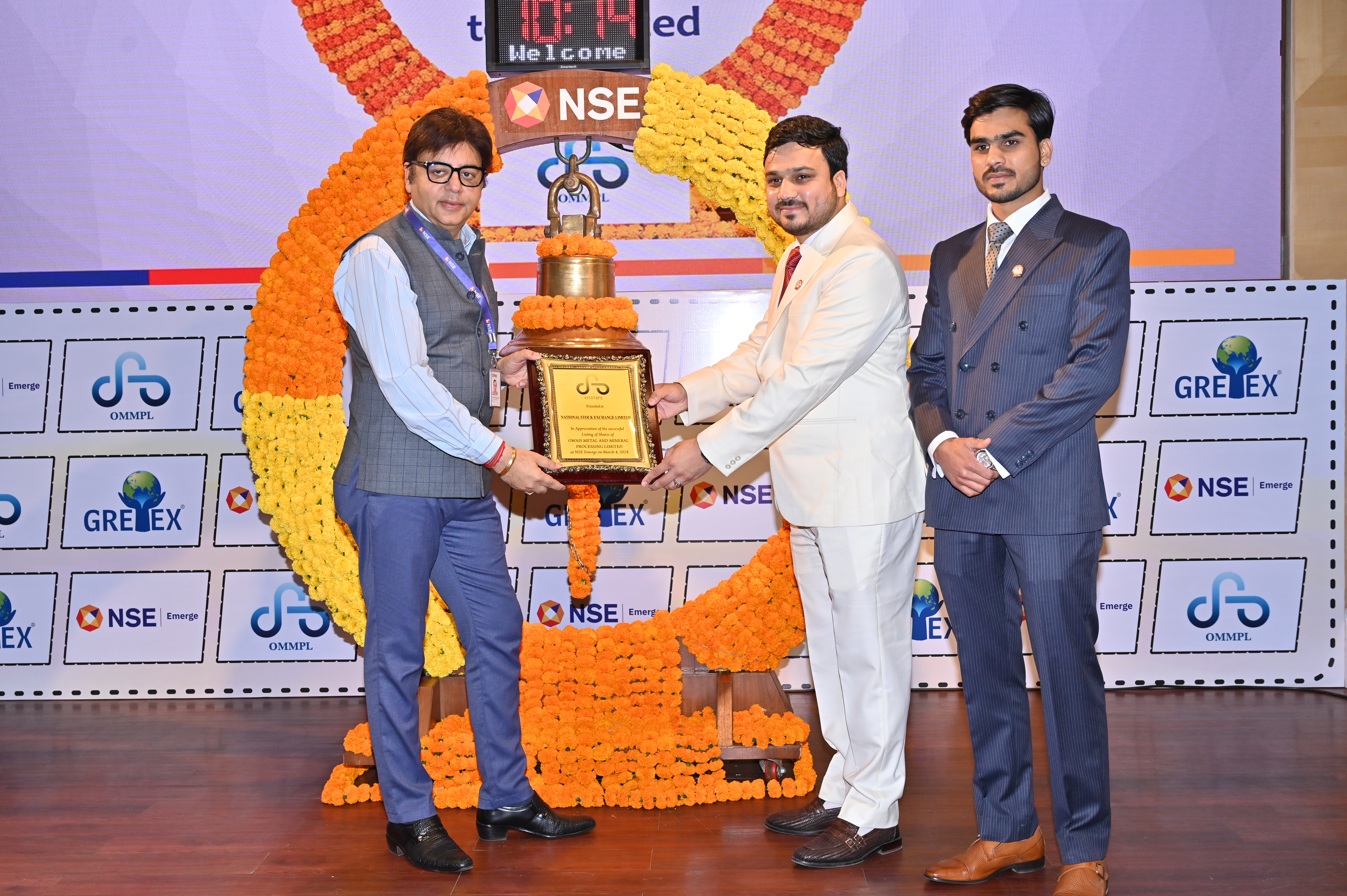 Owais Metal And Minerals Processing Listing Ceremony Photos