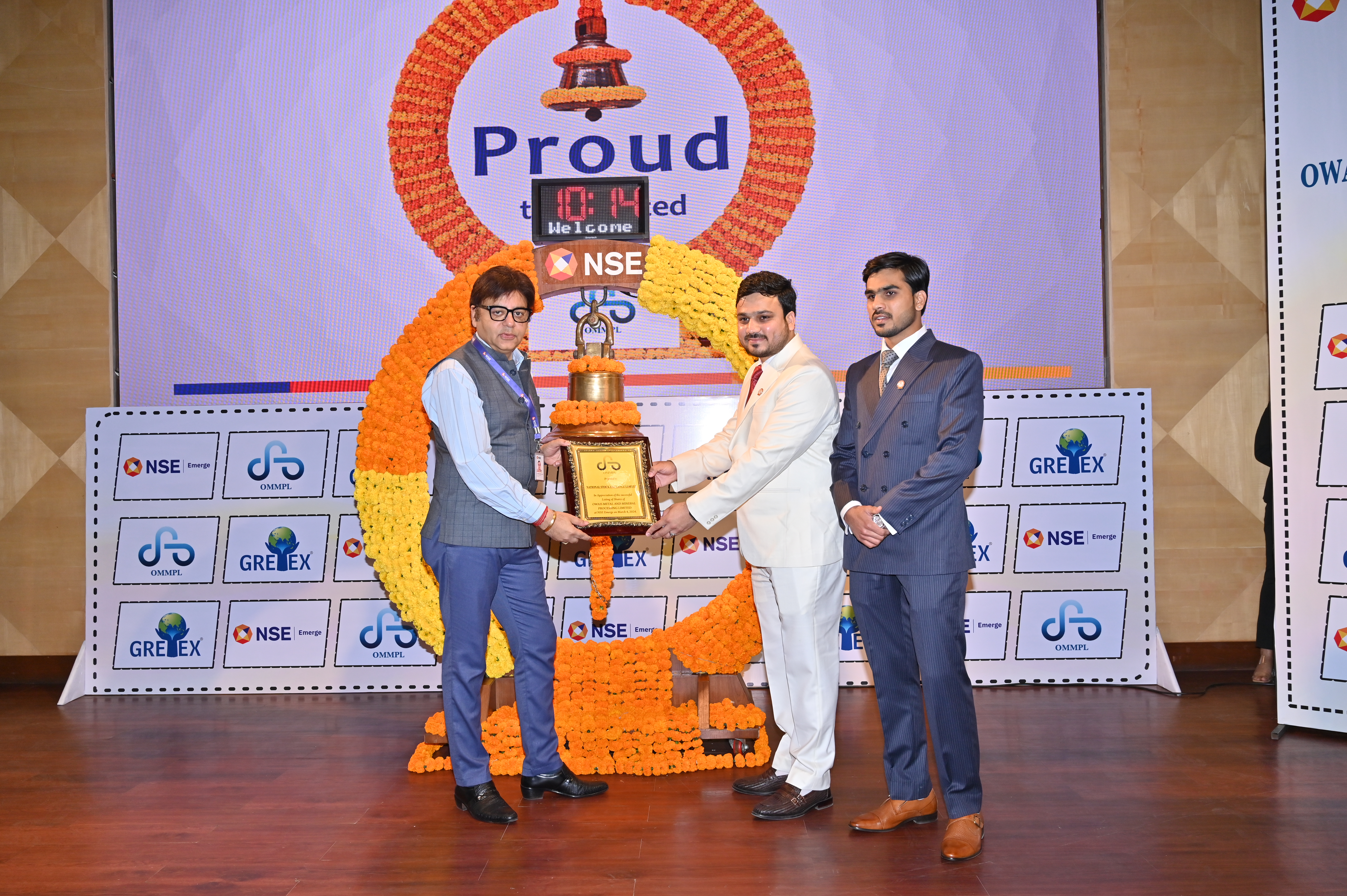 Owais Metal And Minerals Processing Listing Ceremony Photos