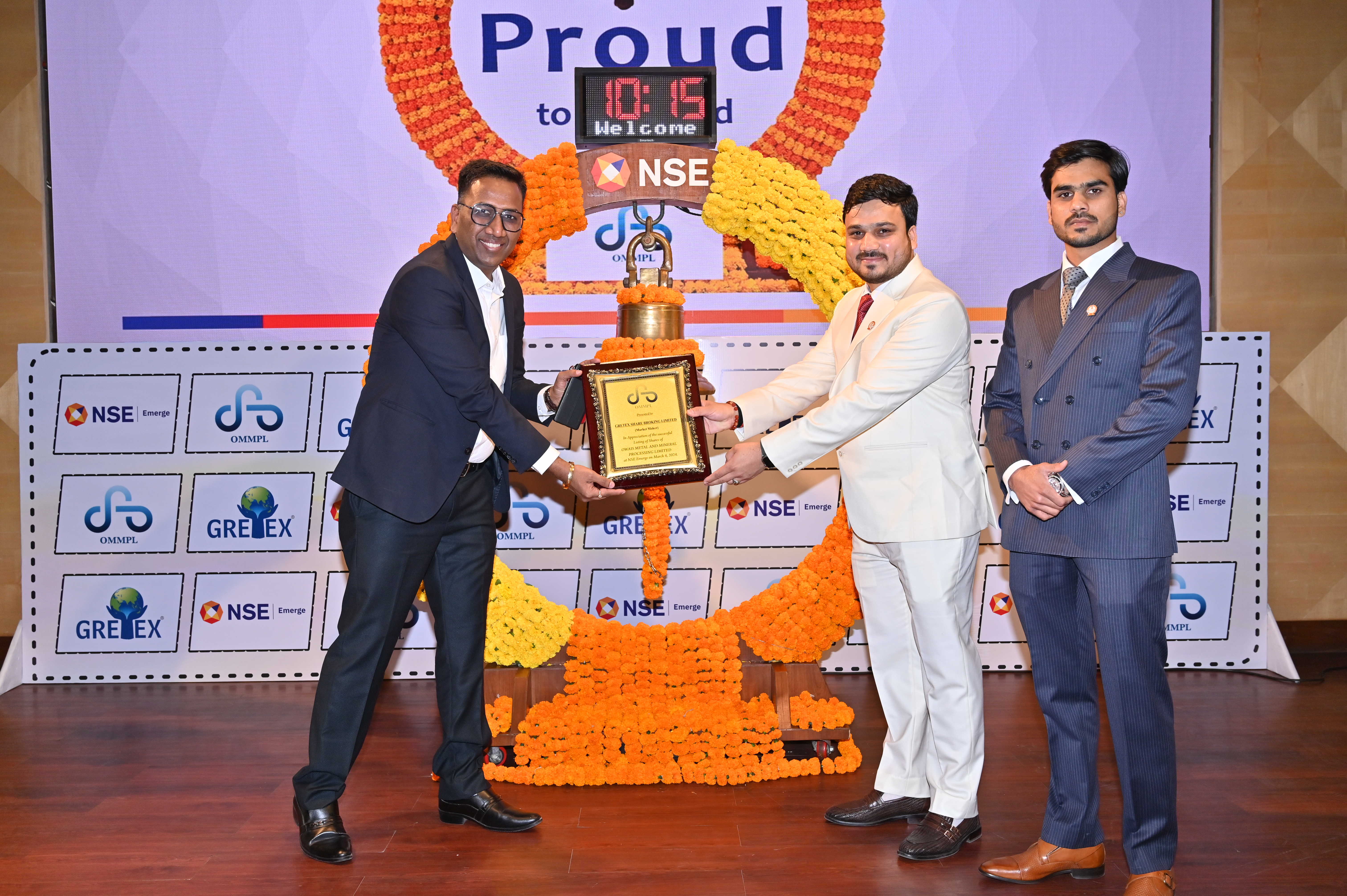 Owais Metal And Minerals Processing Listing Ceremony Photos